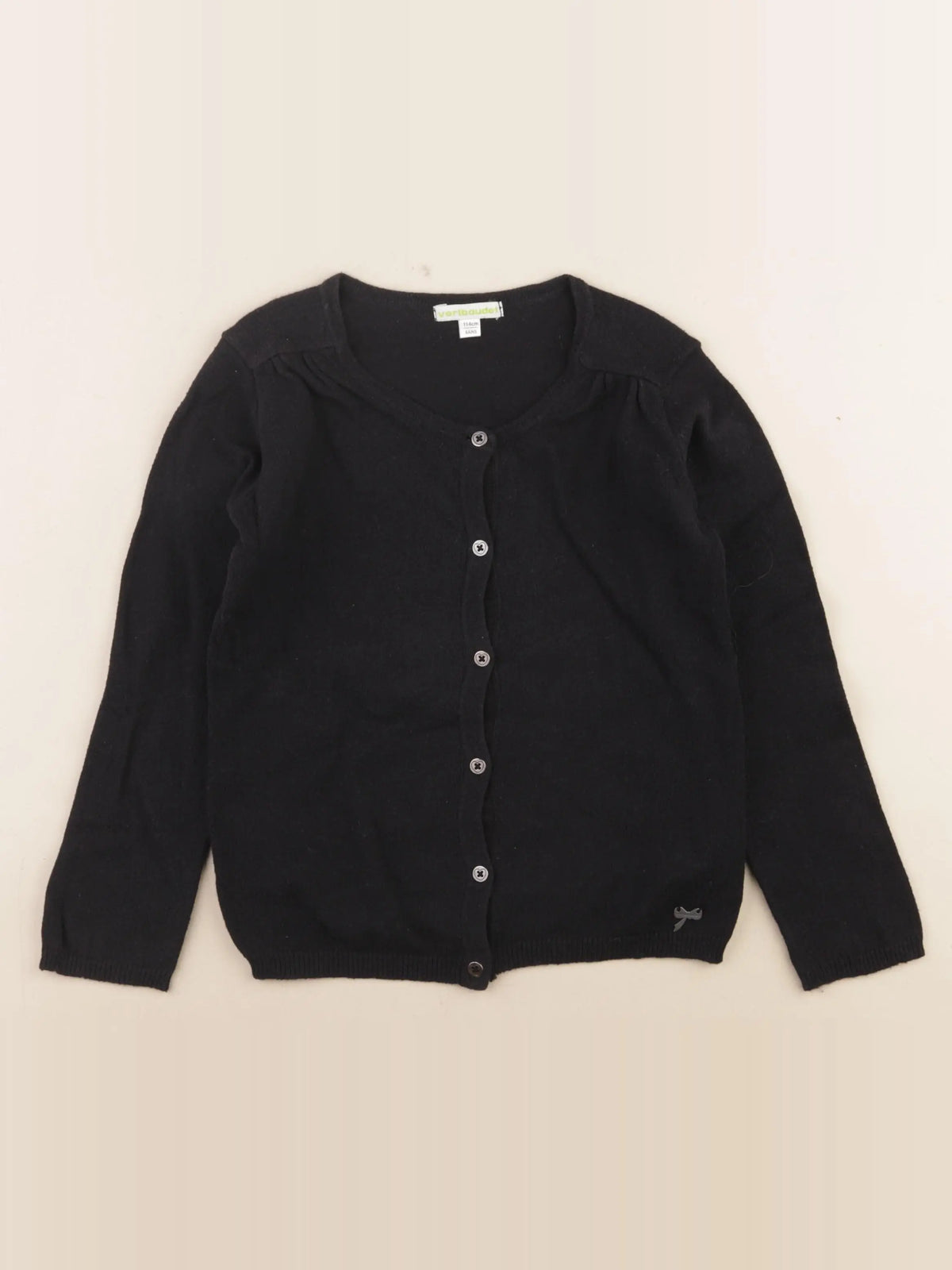 Vertbaudet - gilet noir - 6 ans