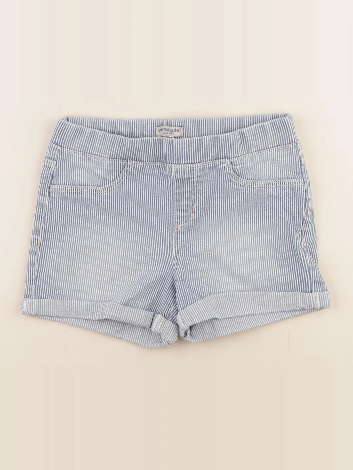 Vertbaudet - short bleu - 10 ans