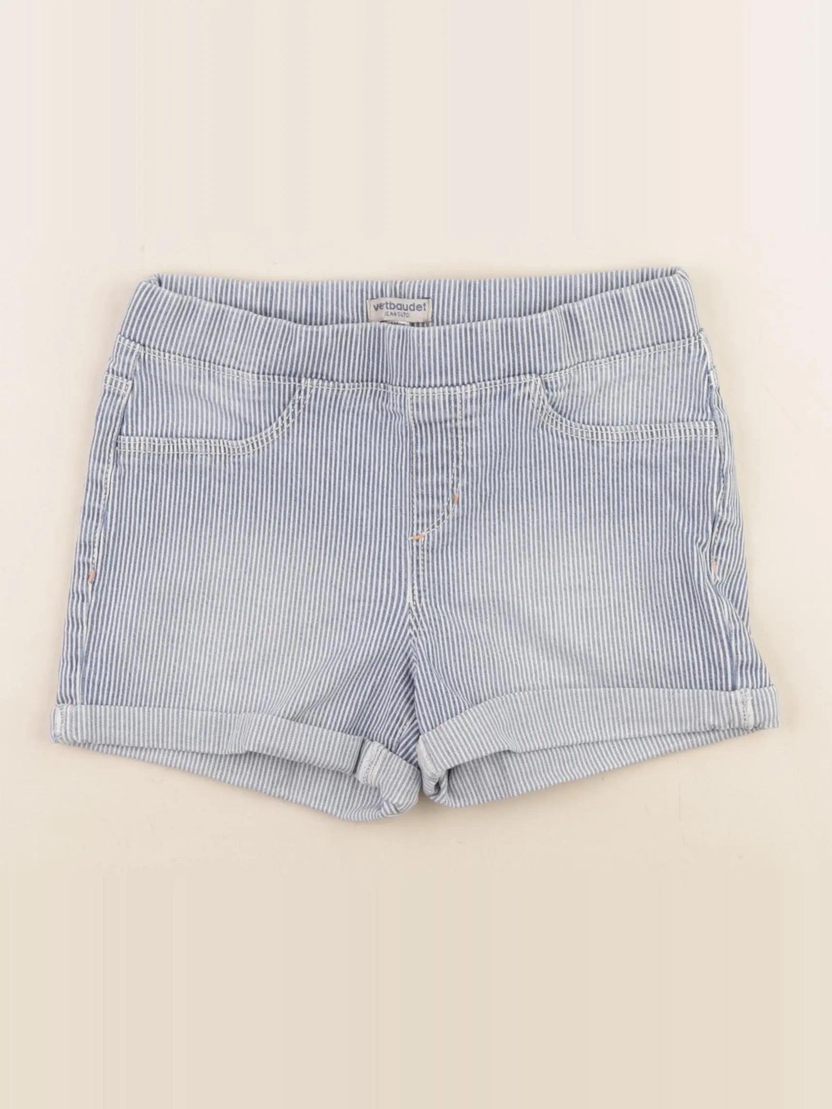 Vertbaudet - short bleu - 10 ans