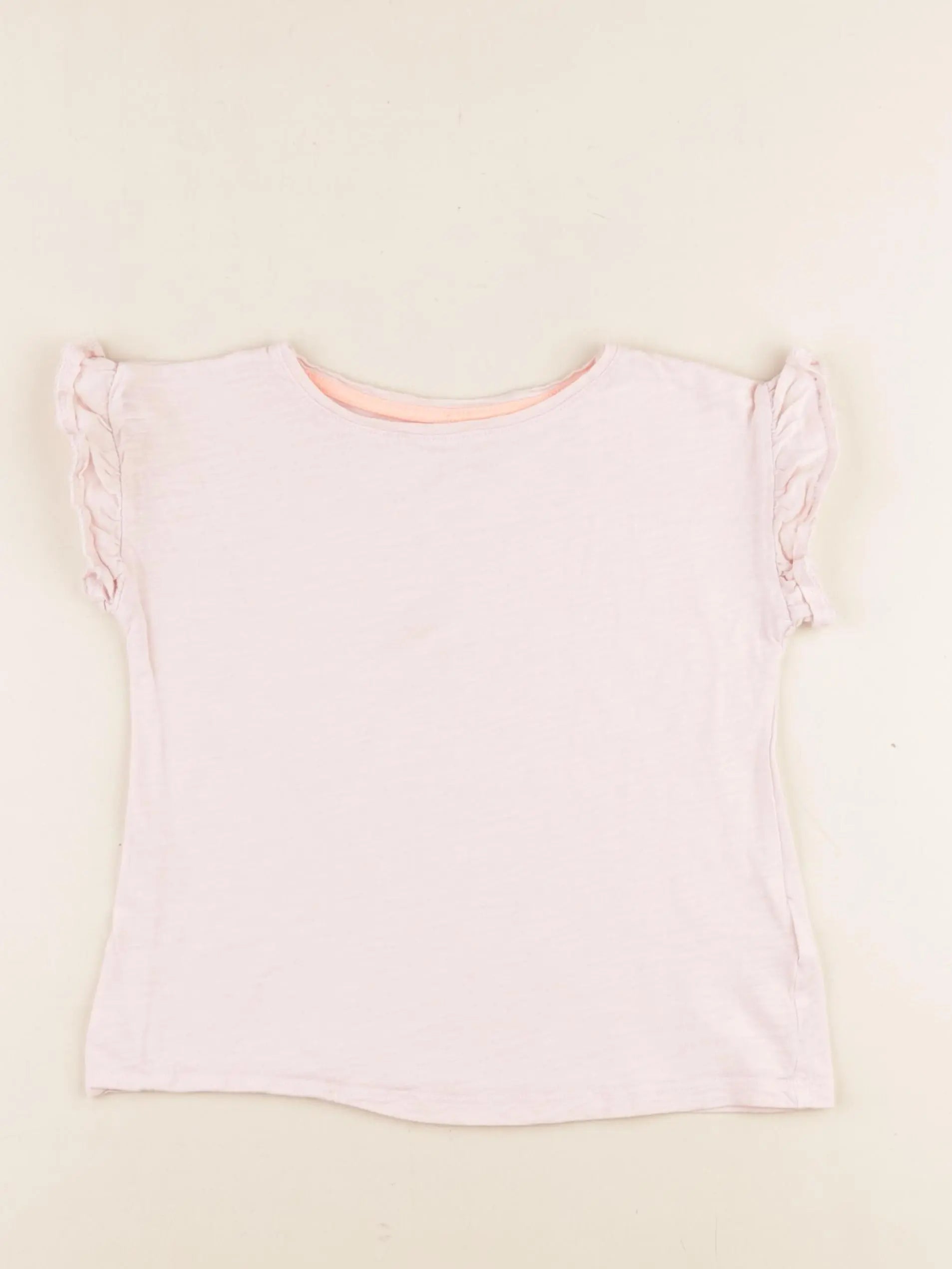 Vertbaudet - tee-shirt rose - 6 ans