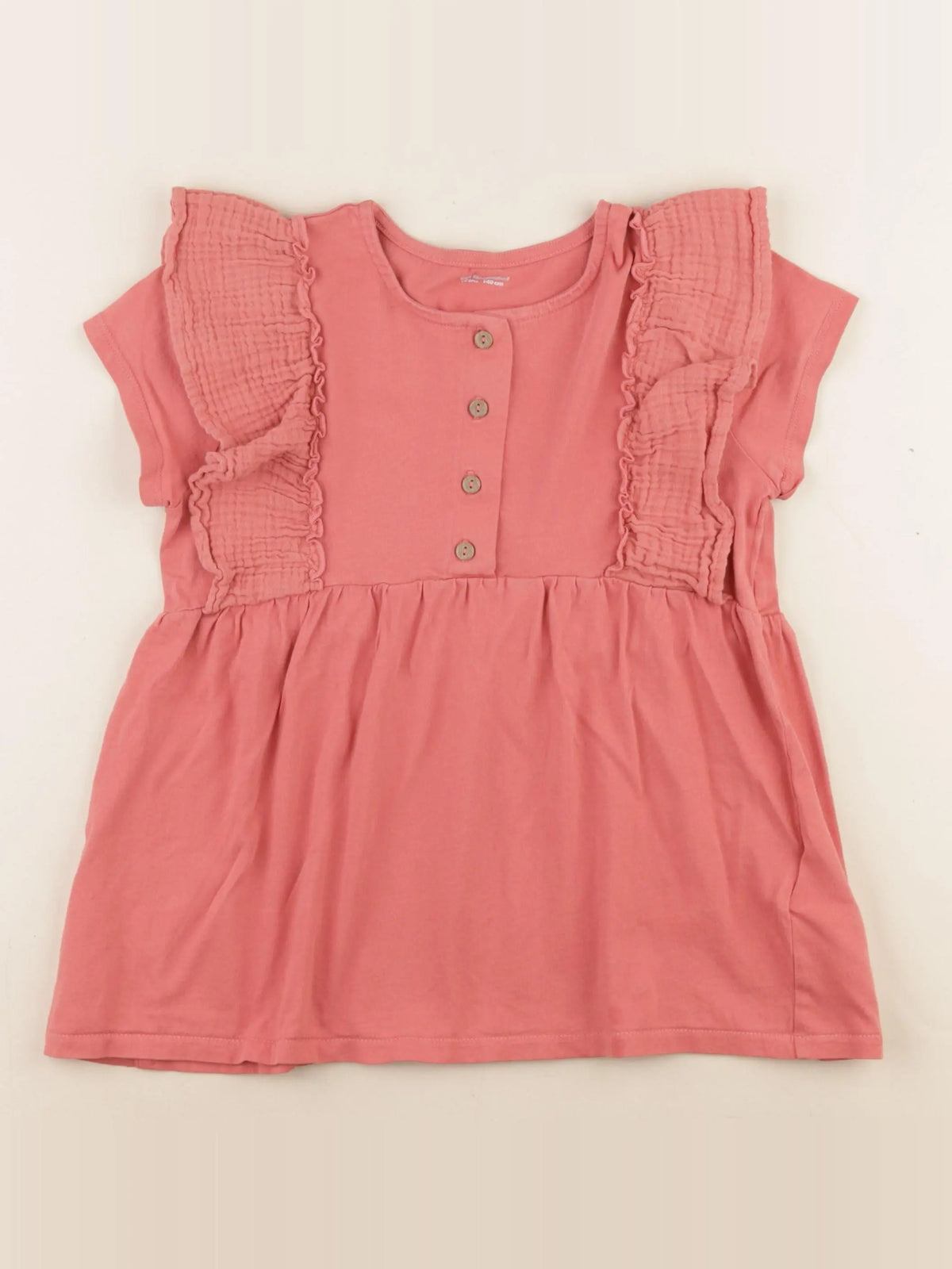 Vertbaudet - tee-shirt rose - 10 ans