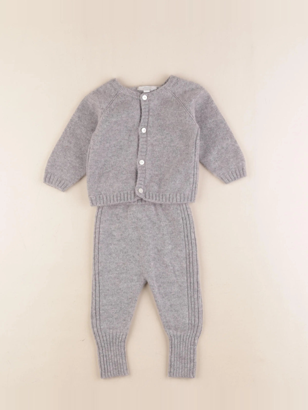 Jacadi - ensemble gris - 6 mois