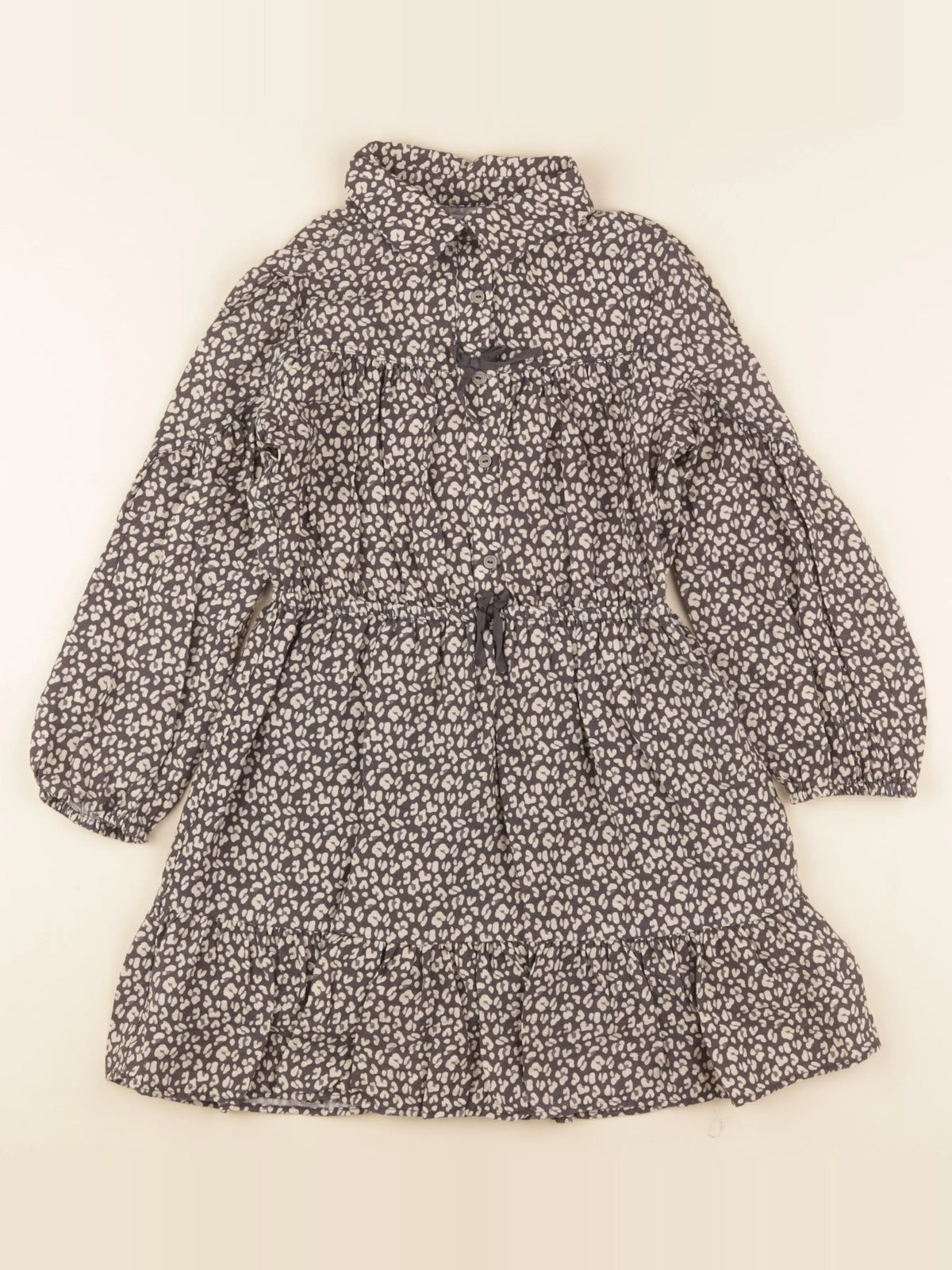 Zara - robe gris - 8 ans