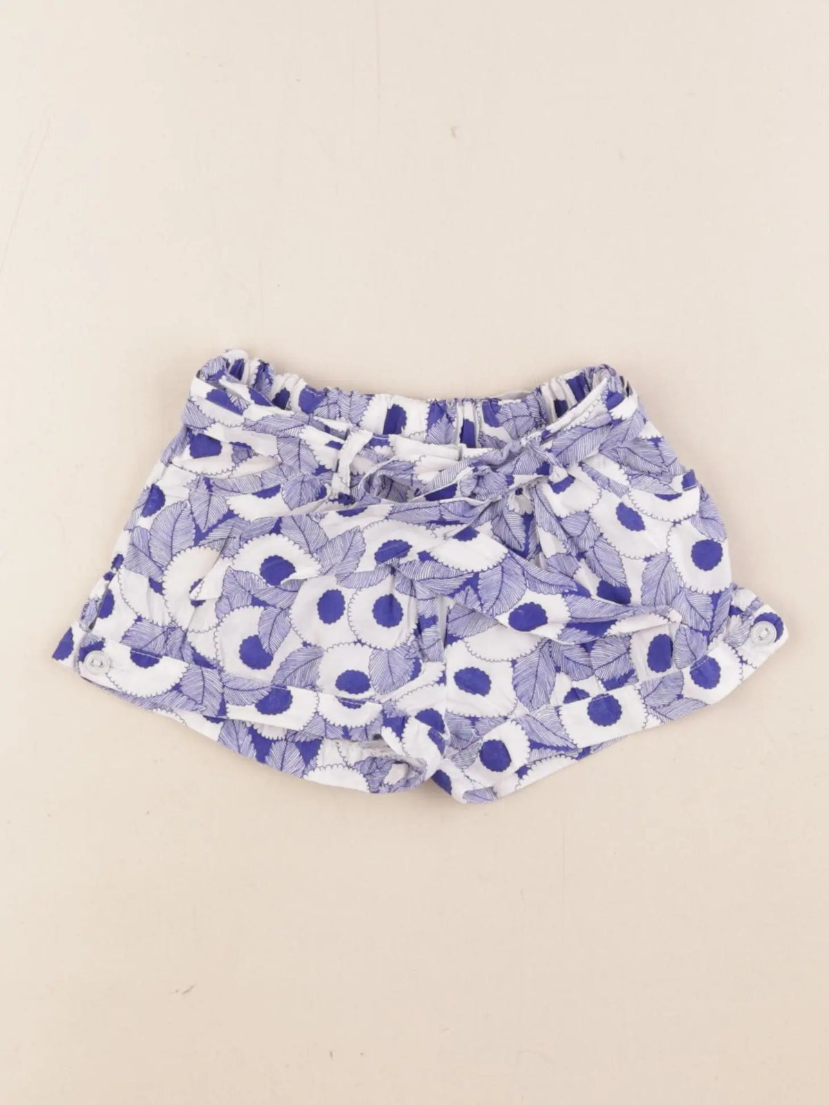 Jacadi - short bleu, blanc - 2 ans