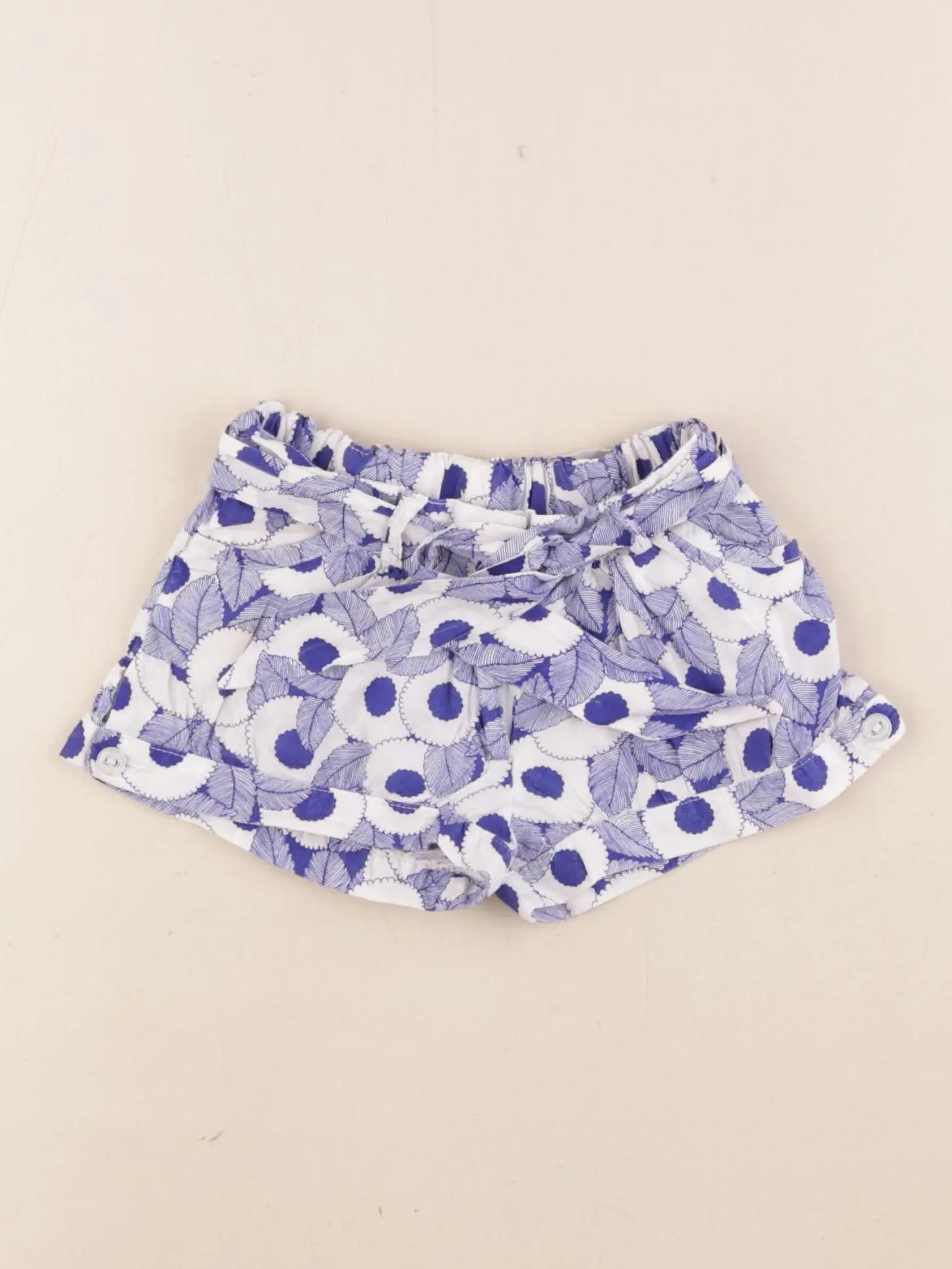 Jacadi - short bleu, blanc - 2 ans