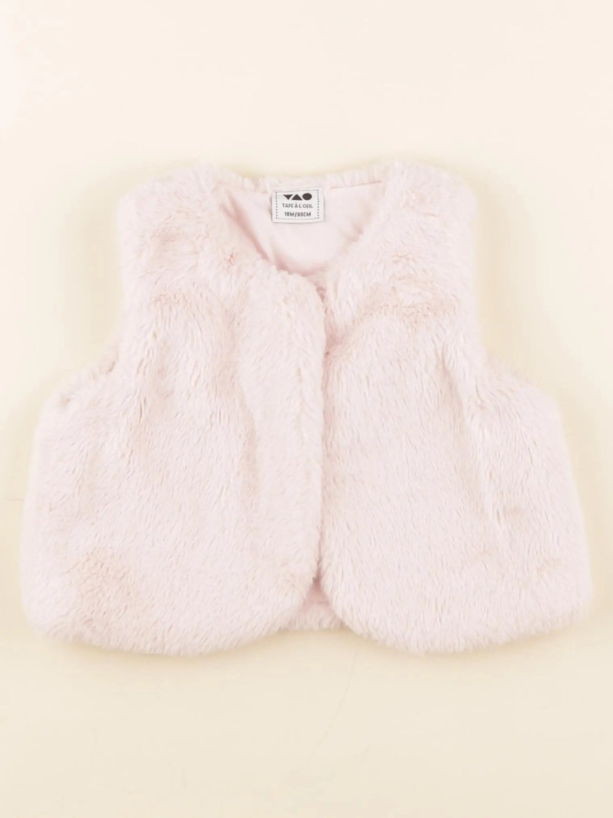 Tape à l'oeil - gilet rose - 18 mois