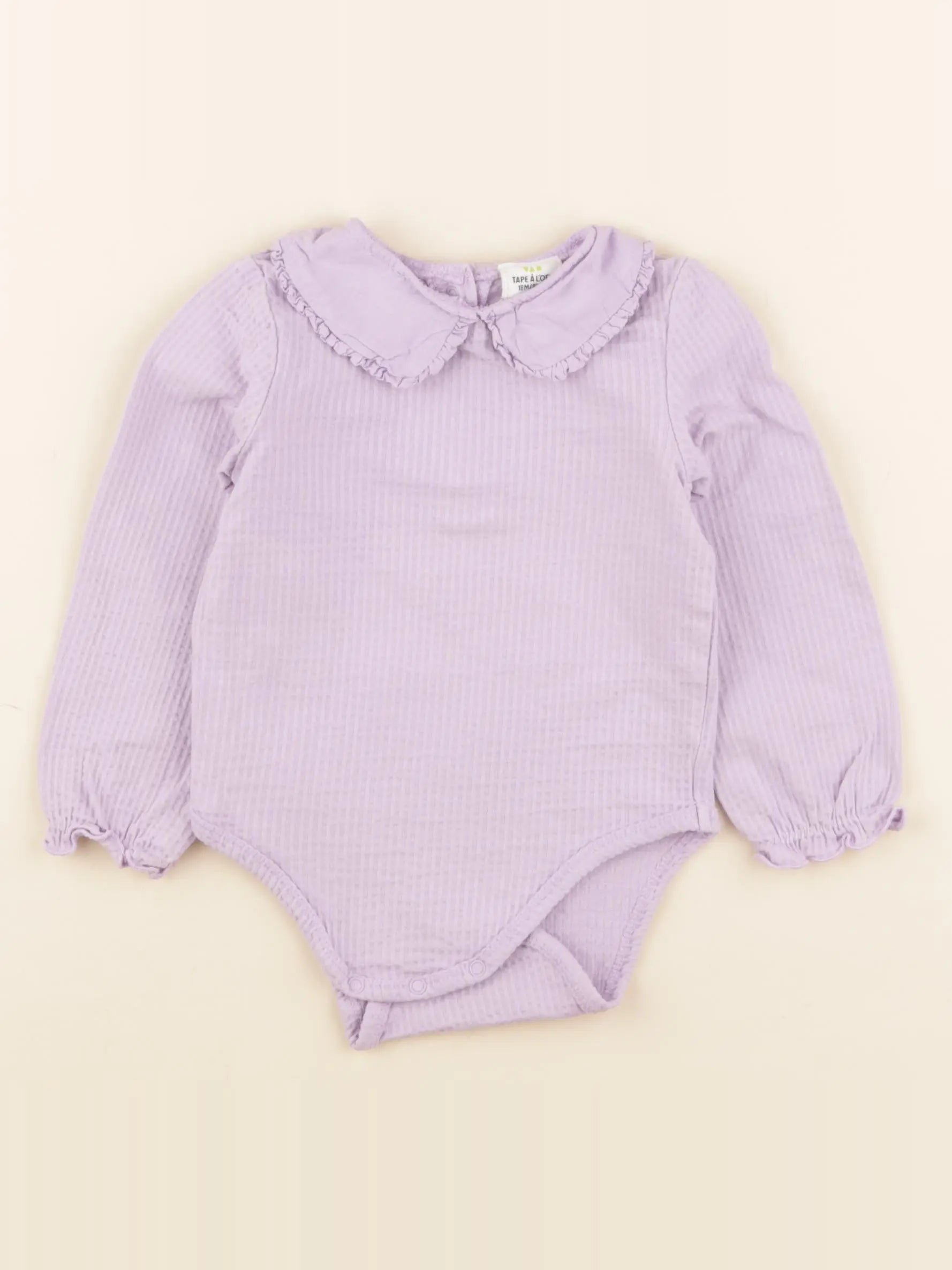 Tape à l'oeil - body à col violet - 18 mois