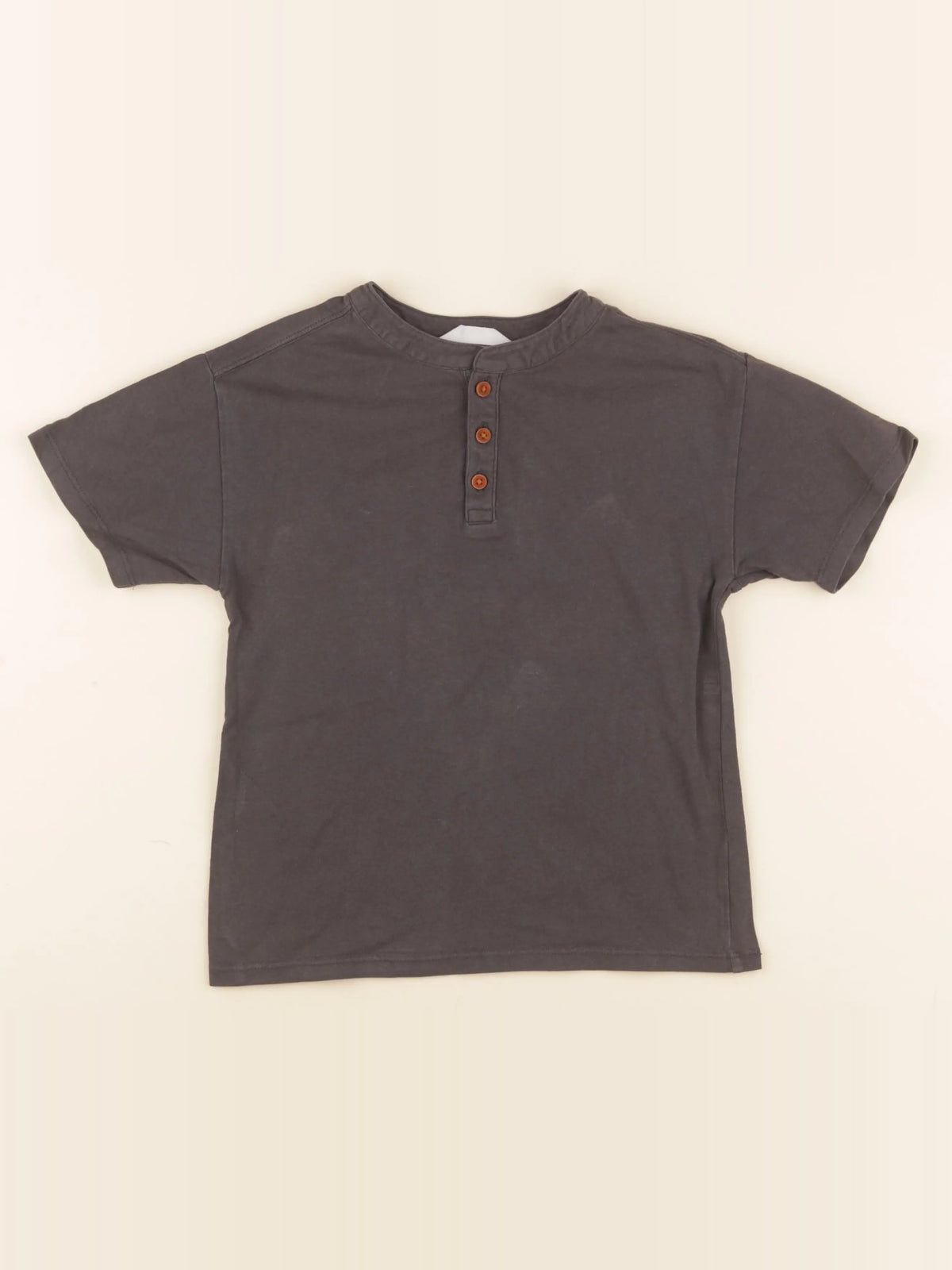 Mango - tee-shirt gris - 7/8 ans