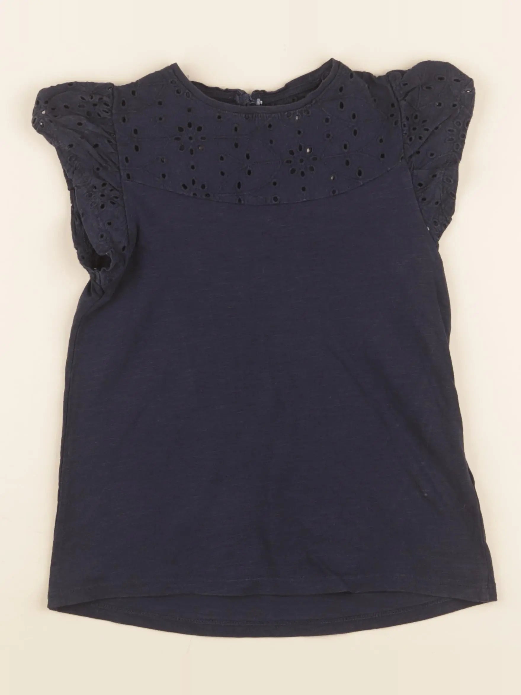 Vertbaudet - tee-shirt bleu - 8 ans