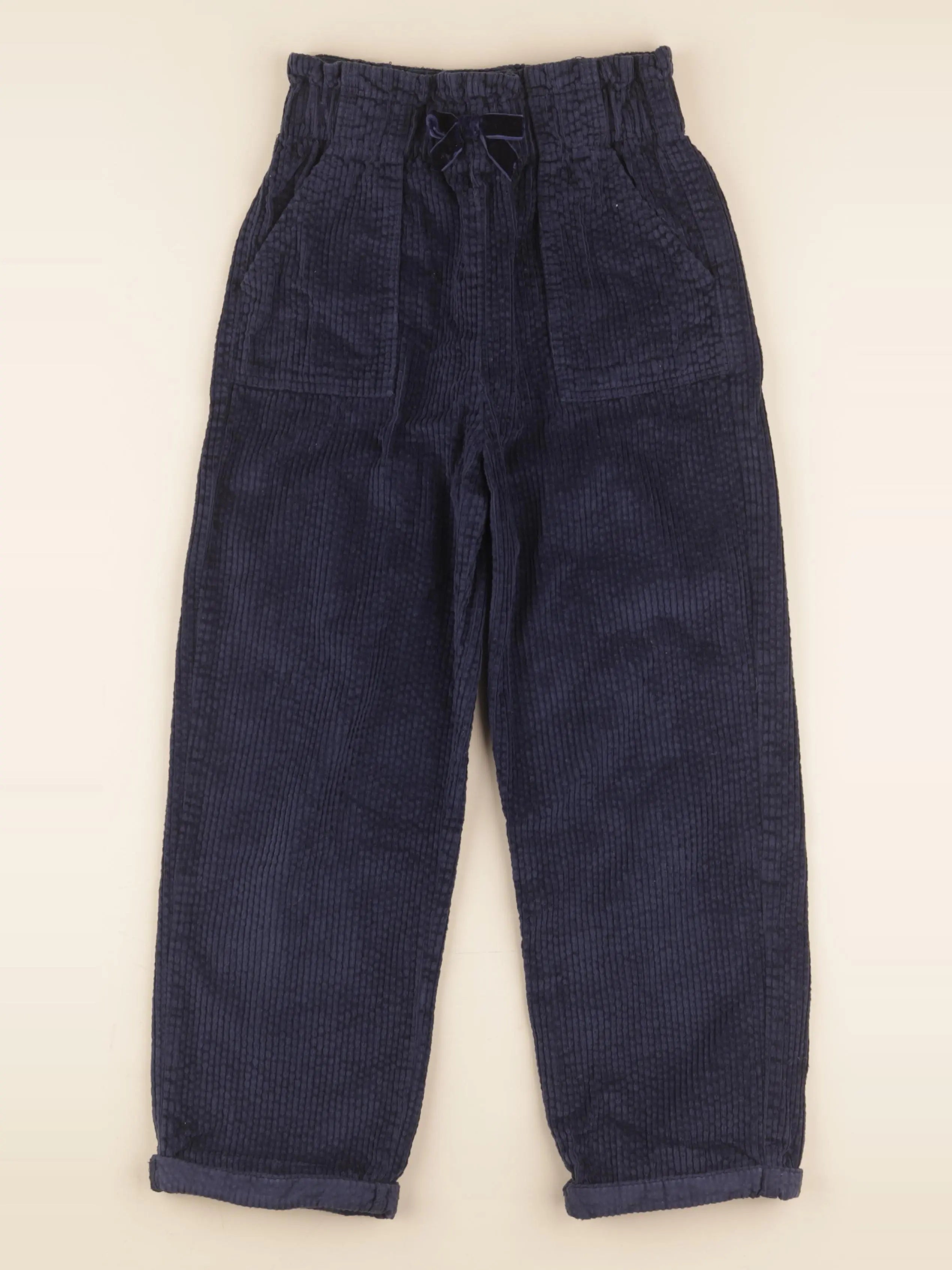 Vertbaudet - pantalon bleu - 9 ans