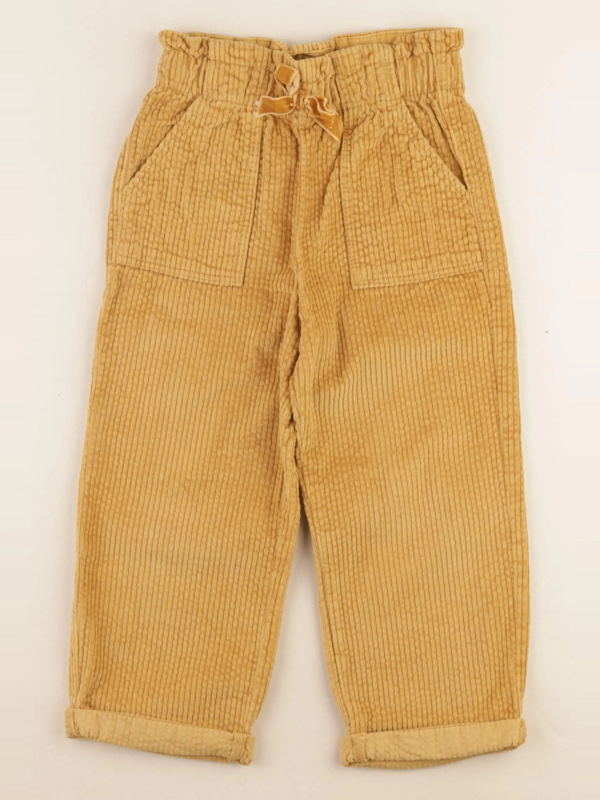 Vertbaudet - pantalon jaune - 5 ans