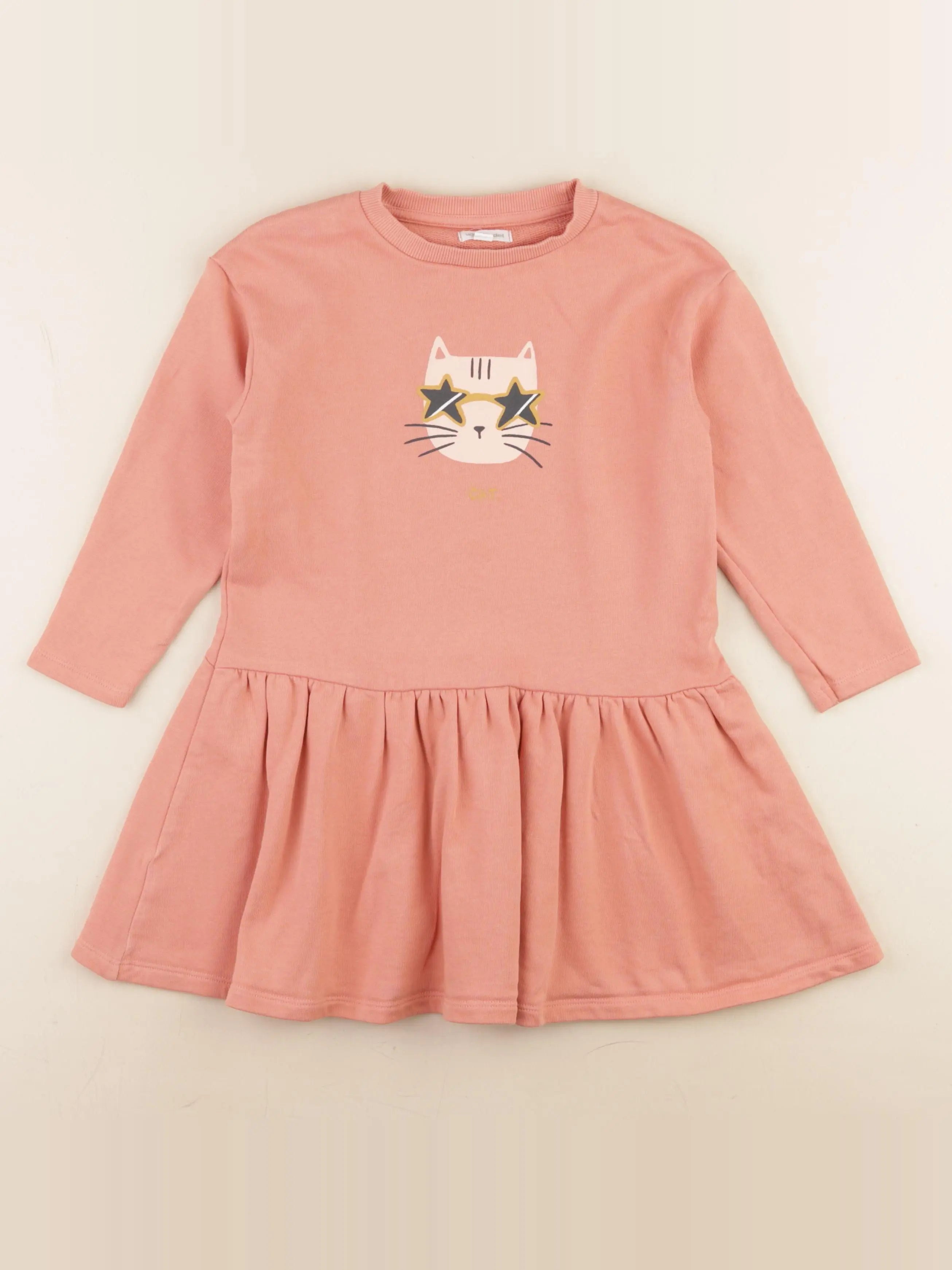 Vertbaudet - robe rose - 6 ans