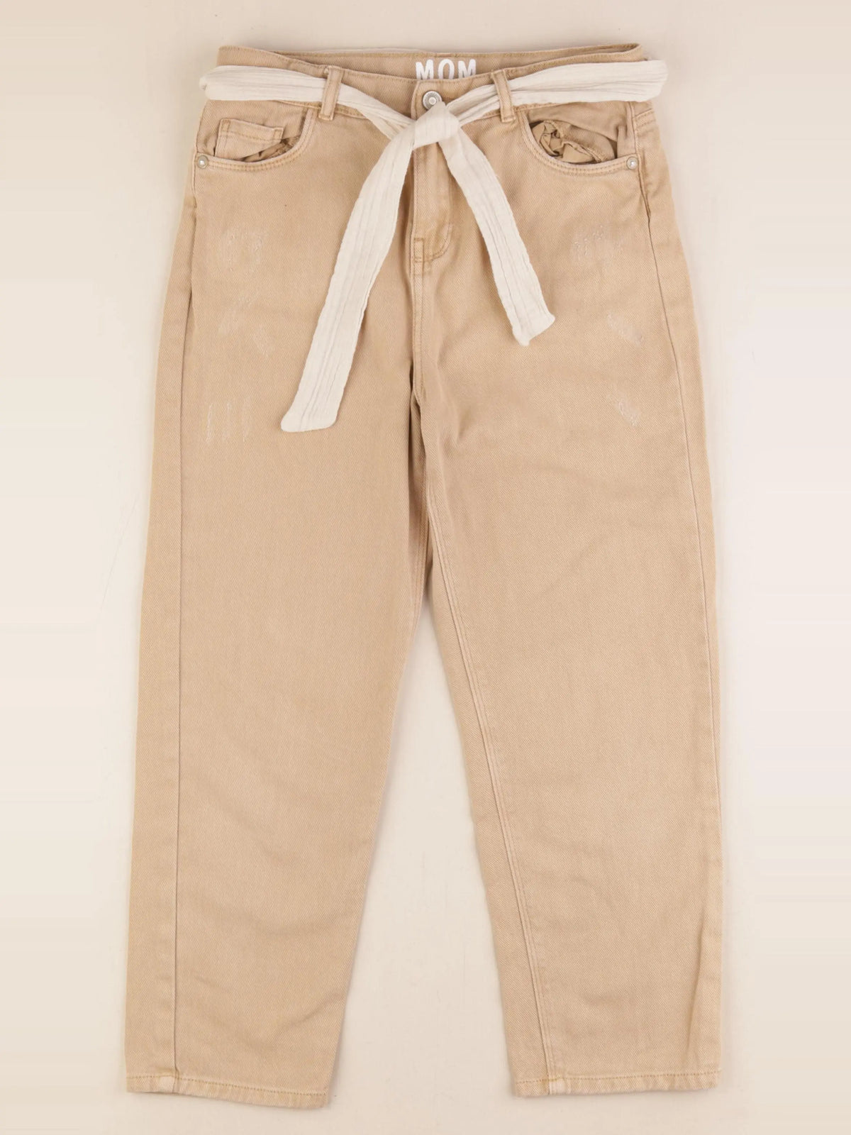 Vertbaudet - jean beige - 9 ans