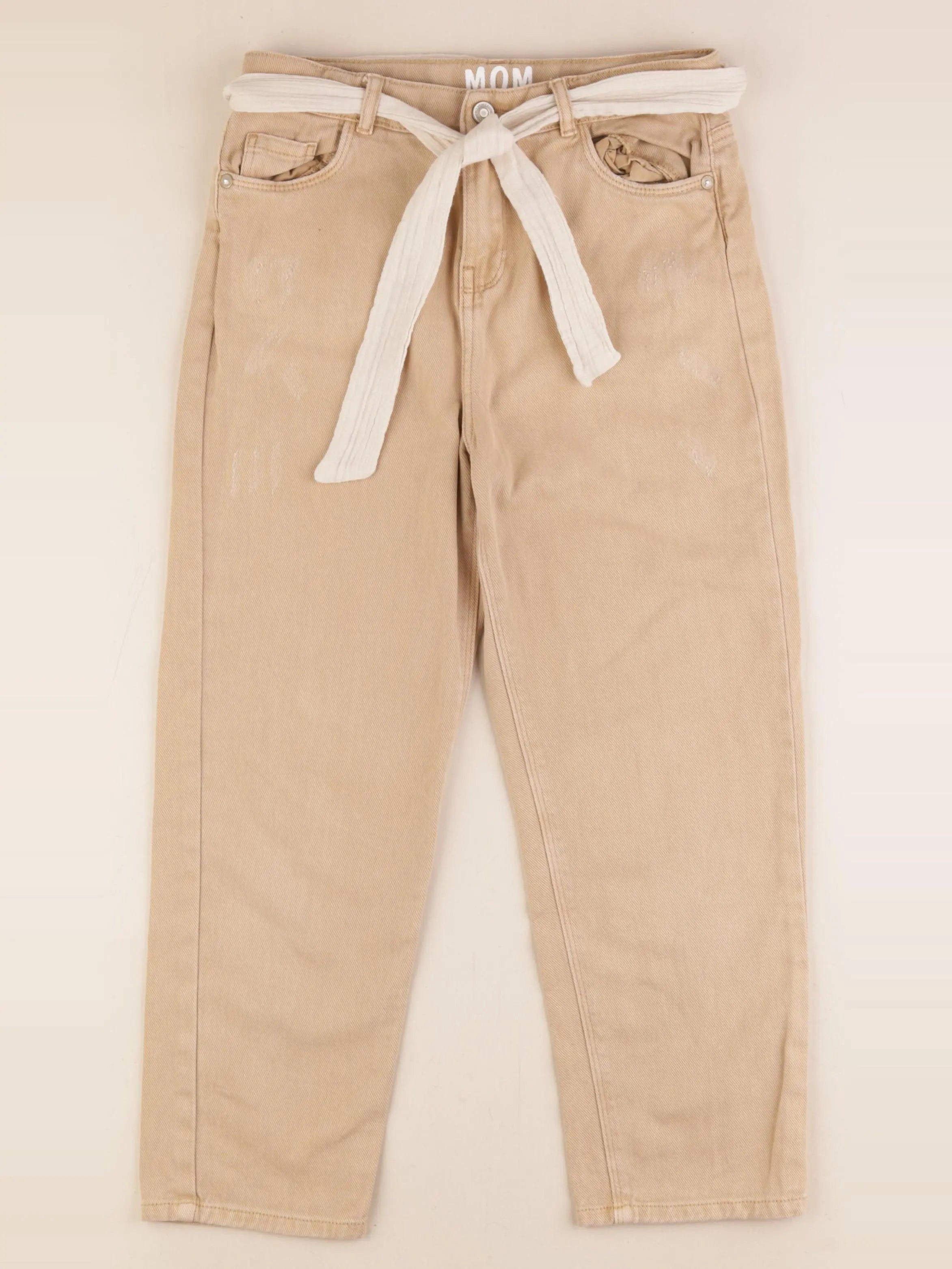 Vertbaudet - jean beige - 9 ans