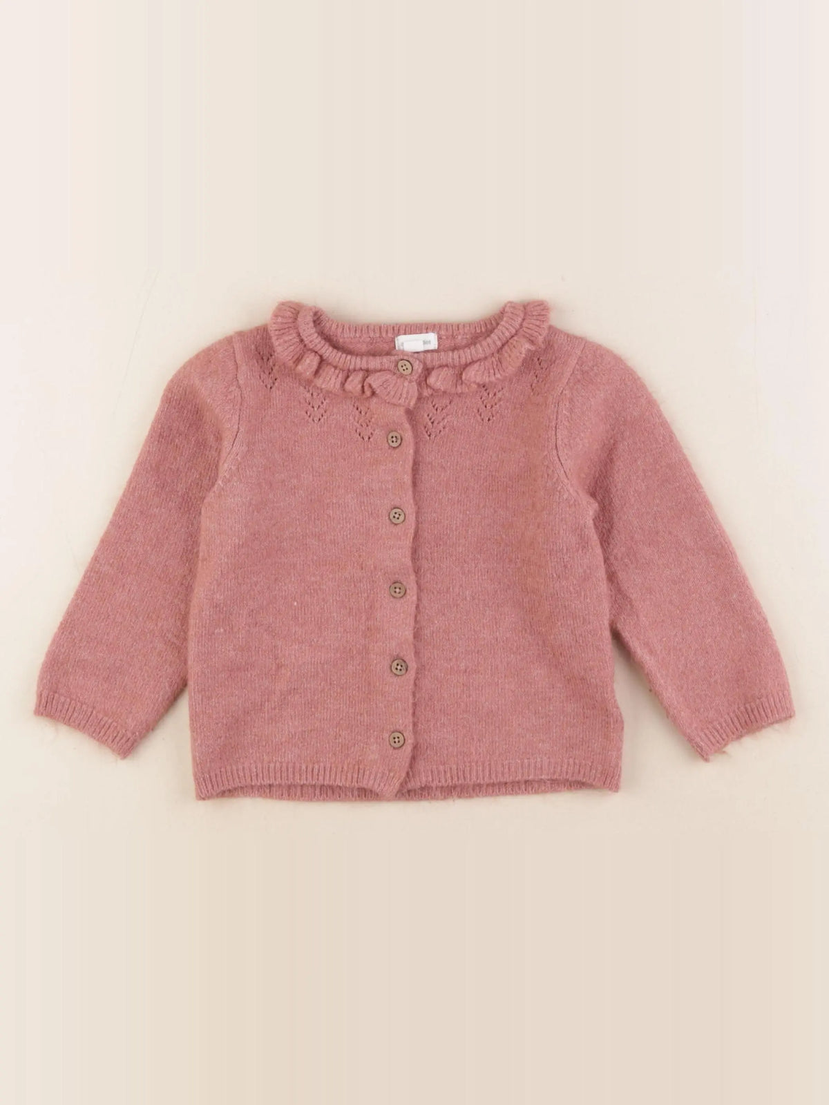 Vertbaudet - gilet rose - 24 mois