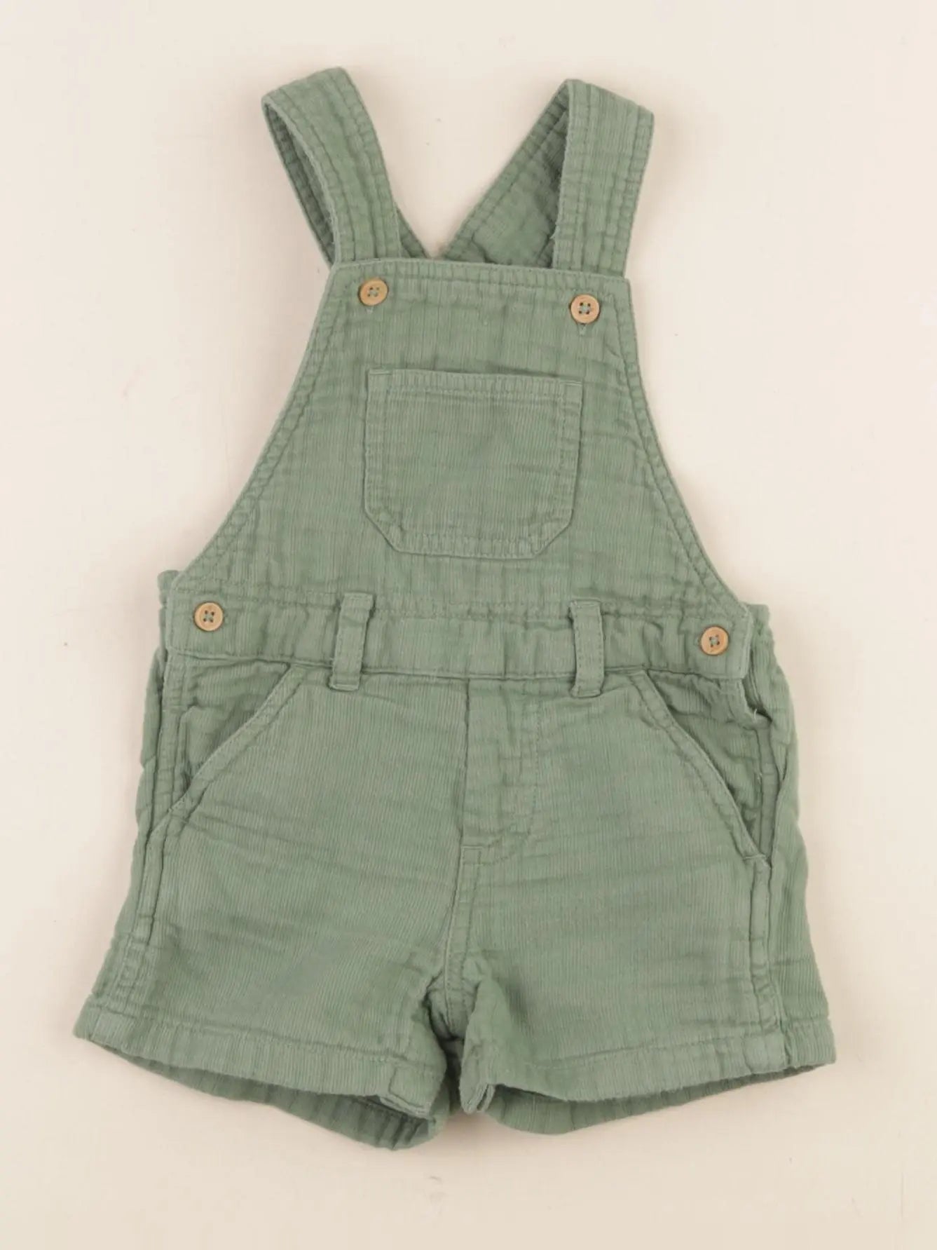 Boutchou - salopette vert - 9 mois
