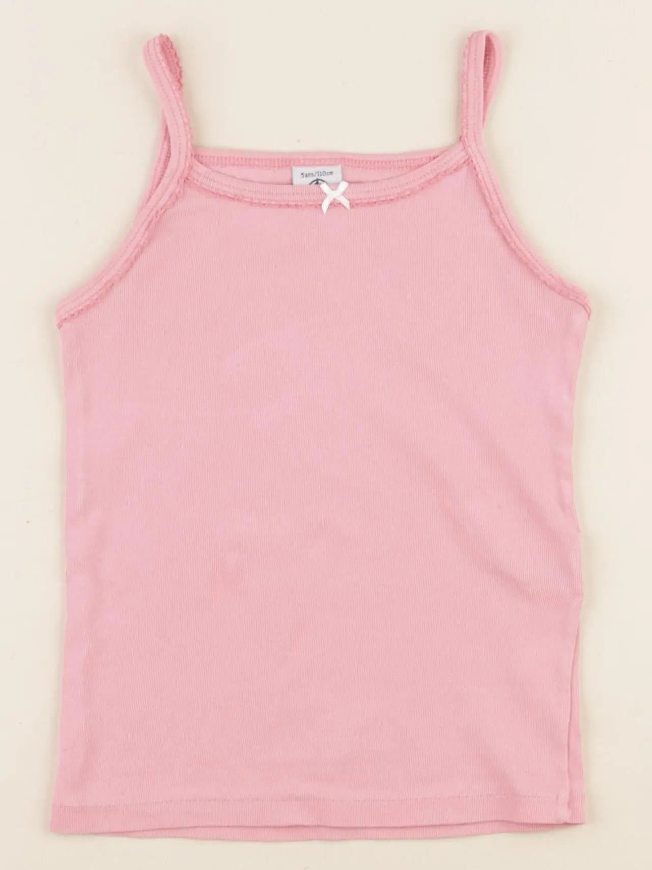 Petit Bateau - maillot de corps rose - 5 ans
