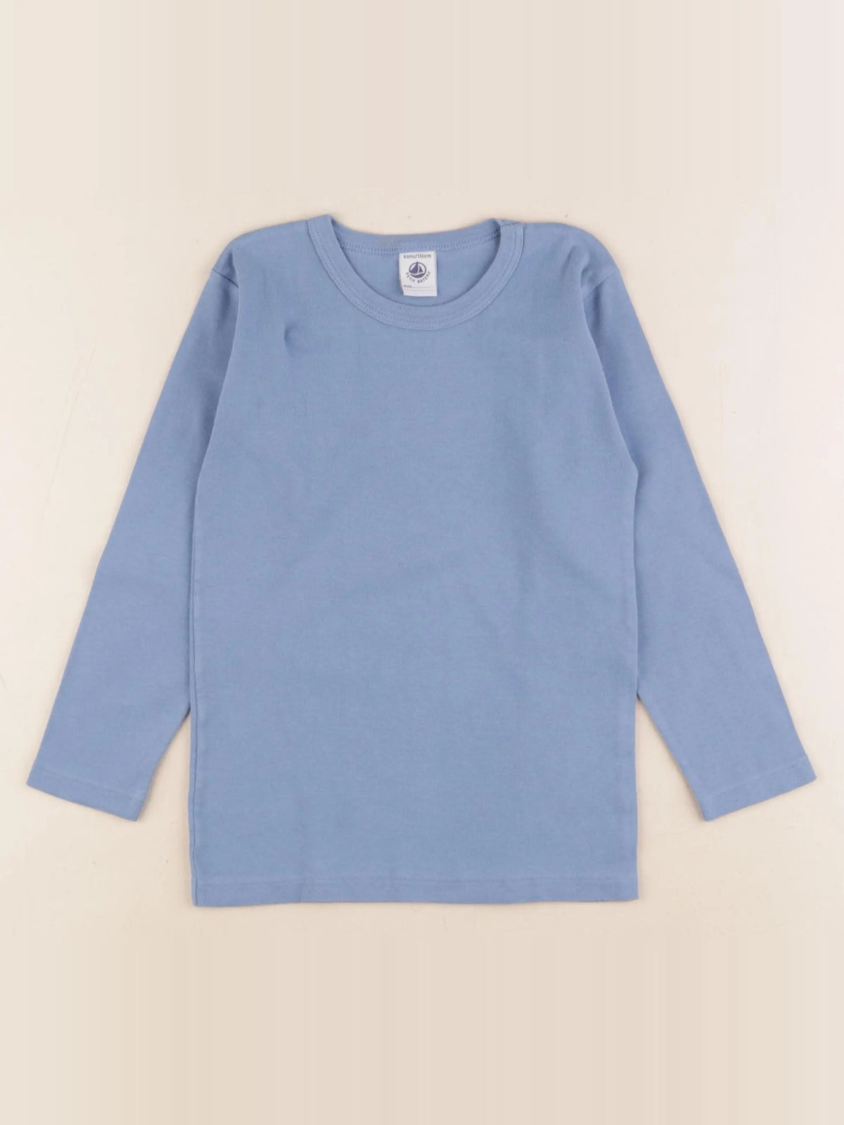 Petit Bateau - maillot de corps bleu - 6 ans