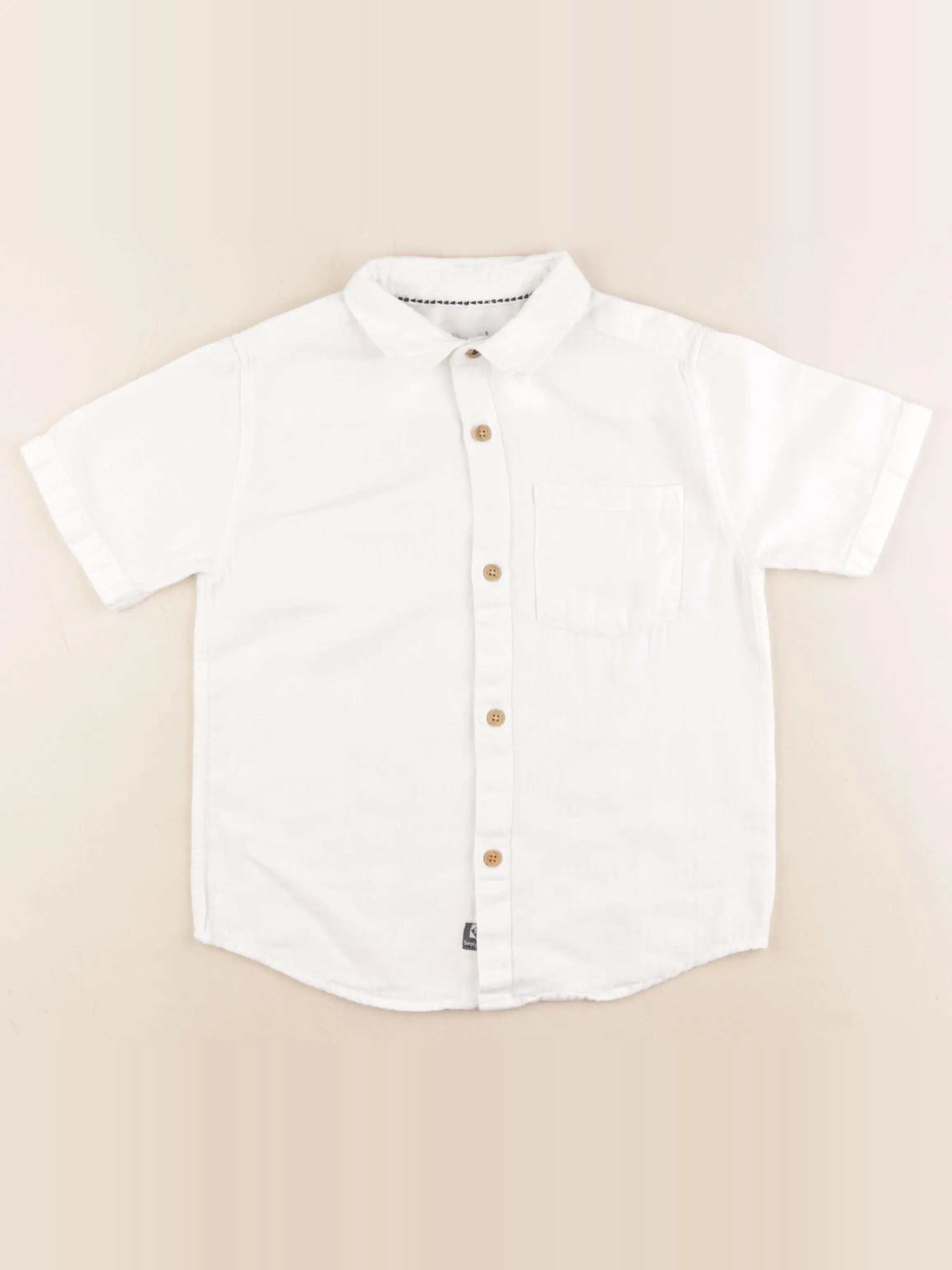 Zara - chemise blanc - 6 ans