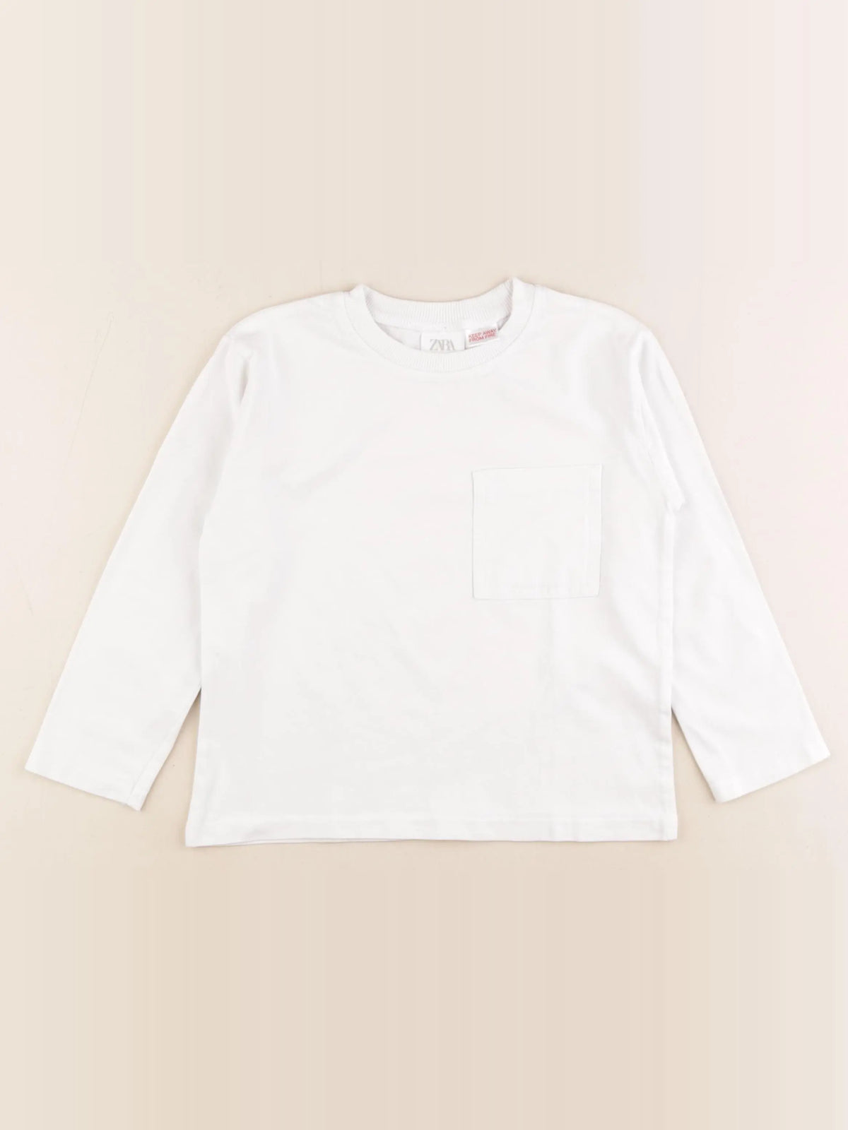 Zara - tee-shirt blanc - 3/4 ans