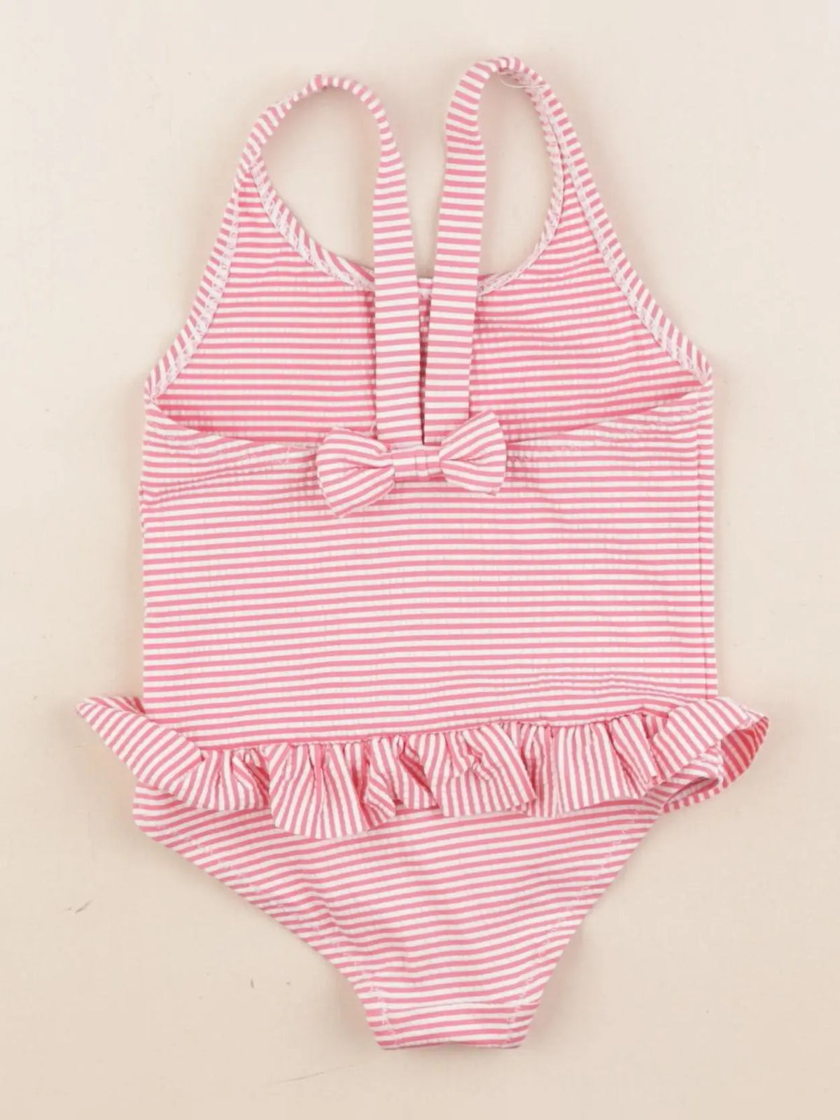 Boutchou - maillot de bain rose, blanc - 18 mois