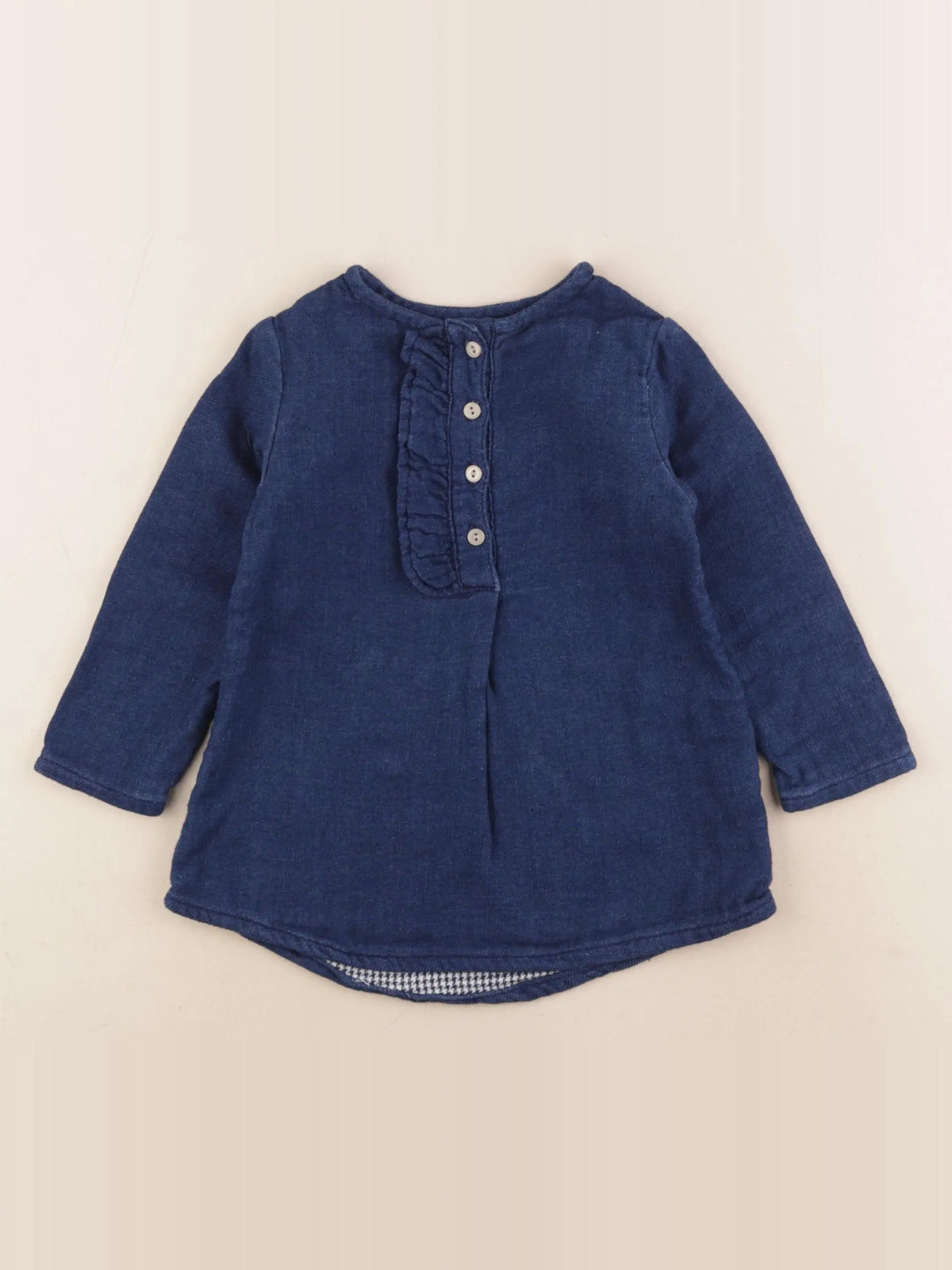 Zara - robe bleu - 12/18 mois