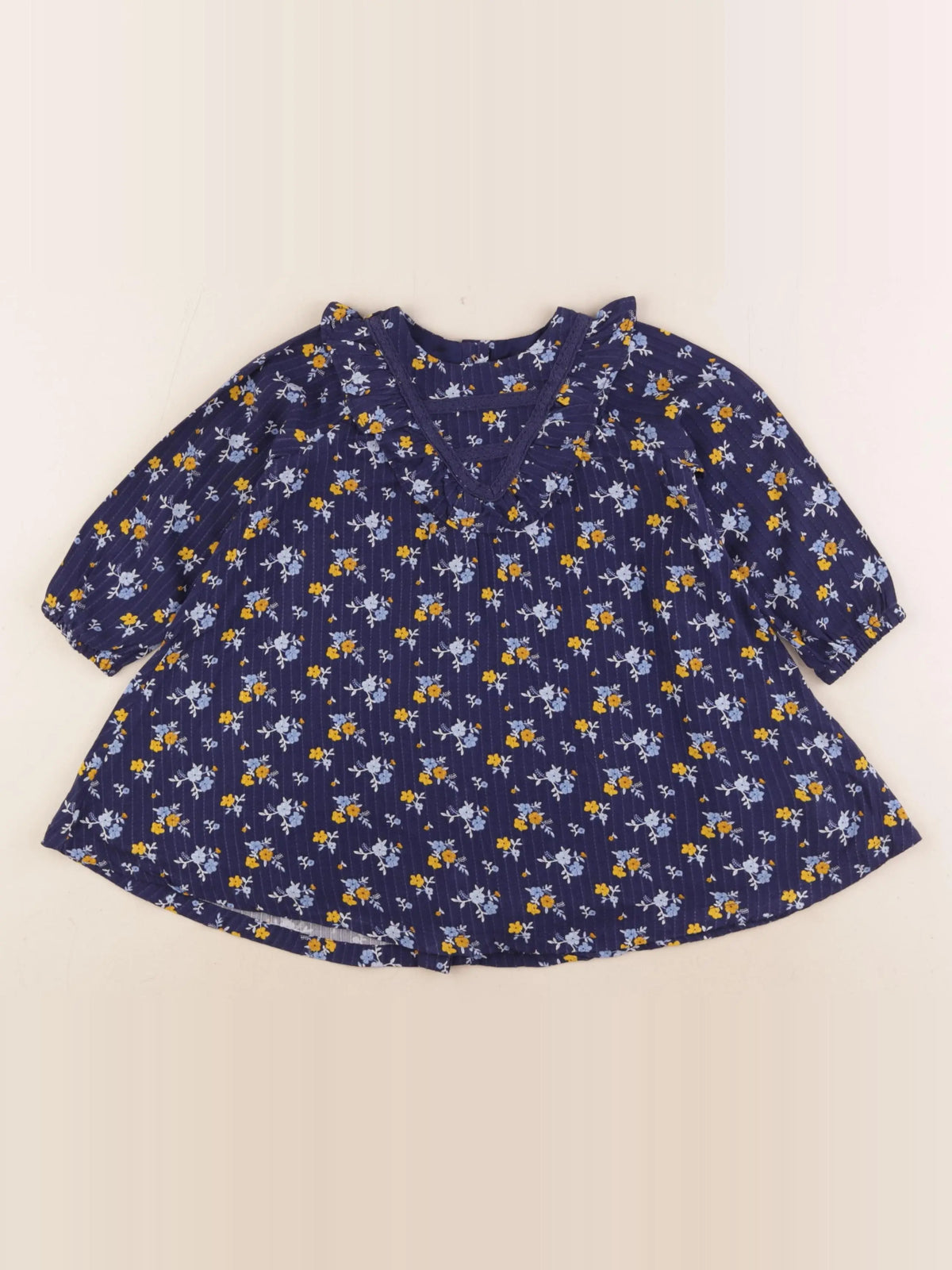 Sergent Major - robe bleu, jaune - 18 mois