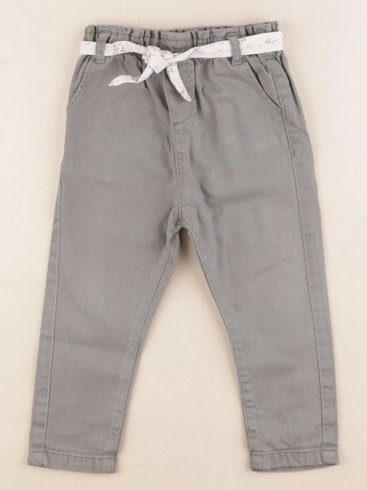 Vertbaudet - pantalon vert - 24 mois