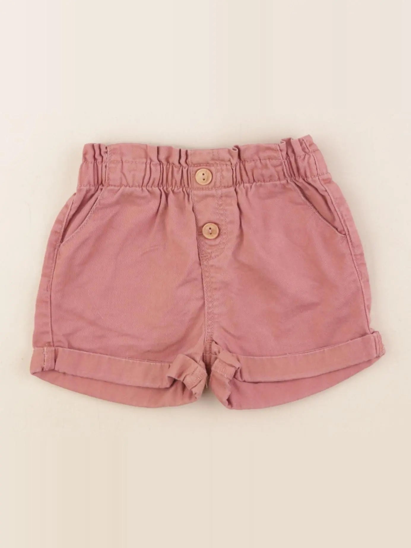 Vertbaudet - short rose - 24 mois