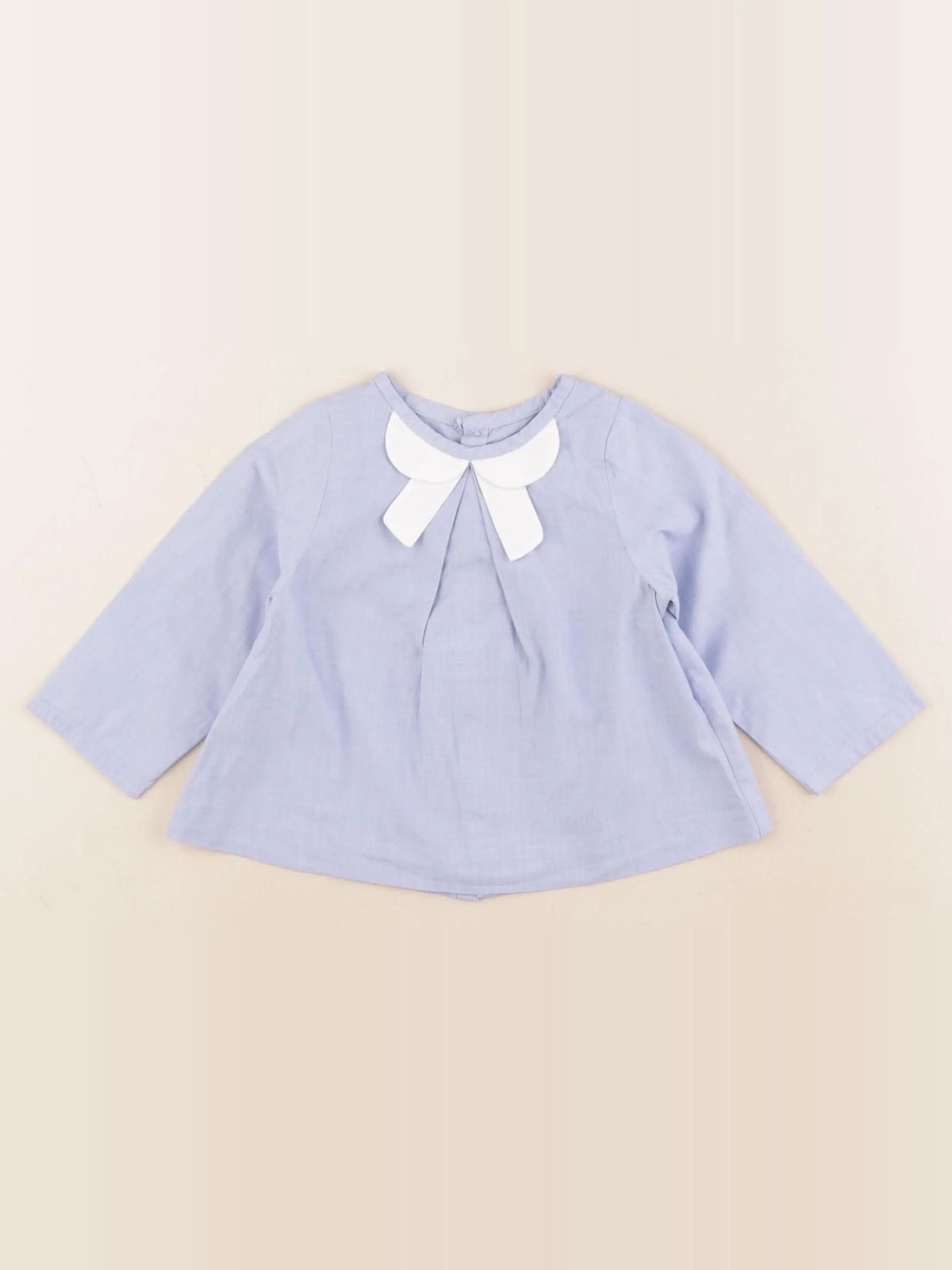 Jacadi - blouse bleu - 12 mois
