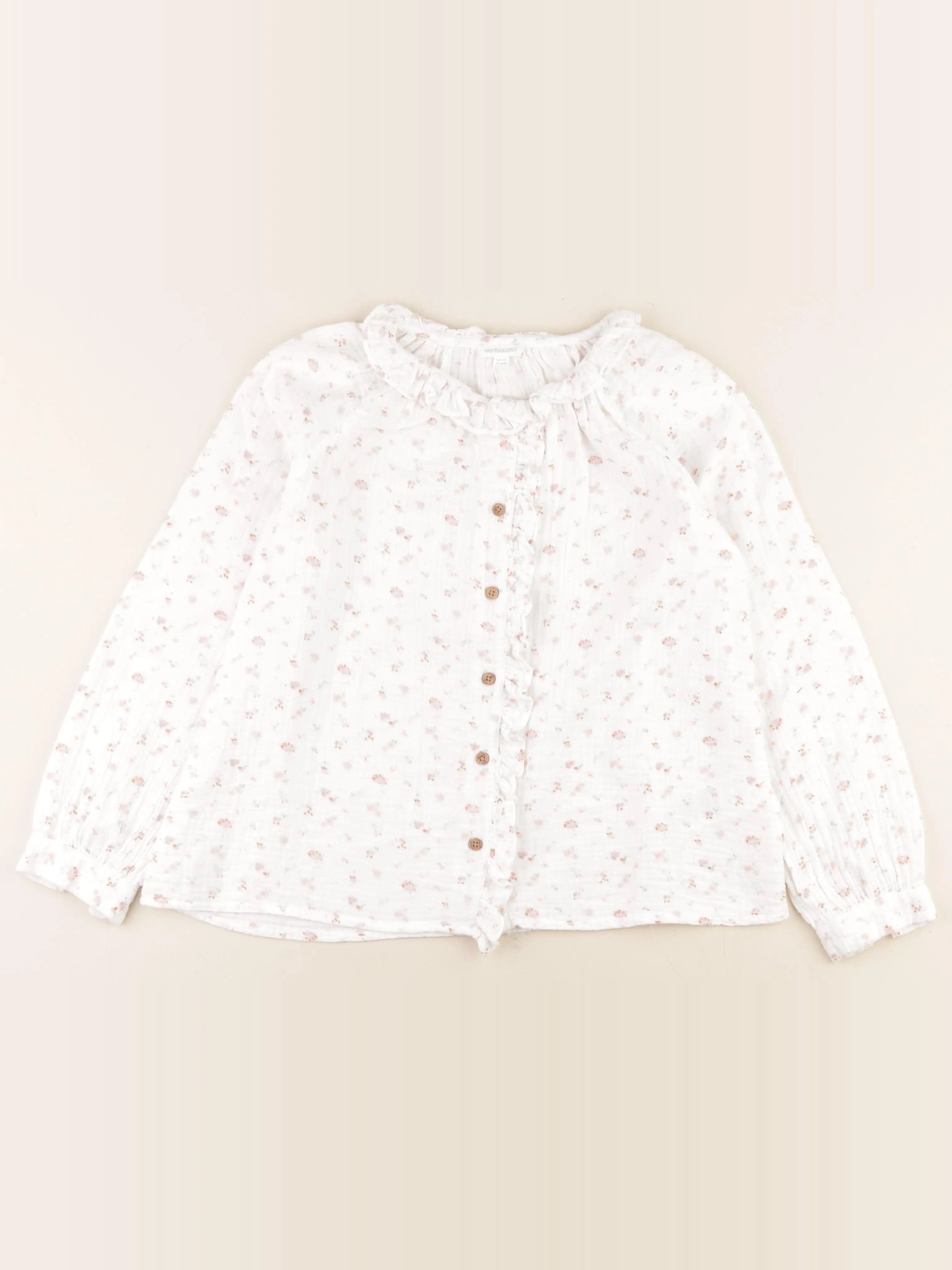 Vertbaudet - blouse multicolore - 10 ans