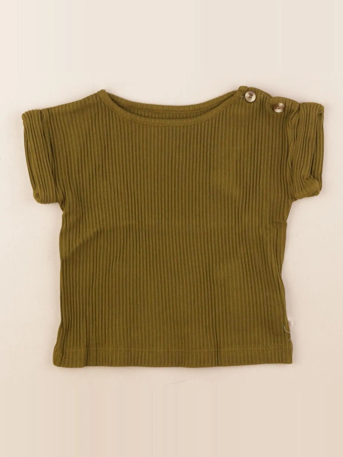 Poudre Organic - tee-shirt vert - 12 mois