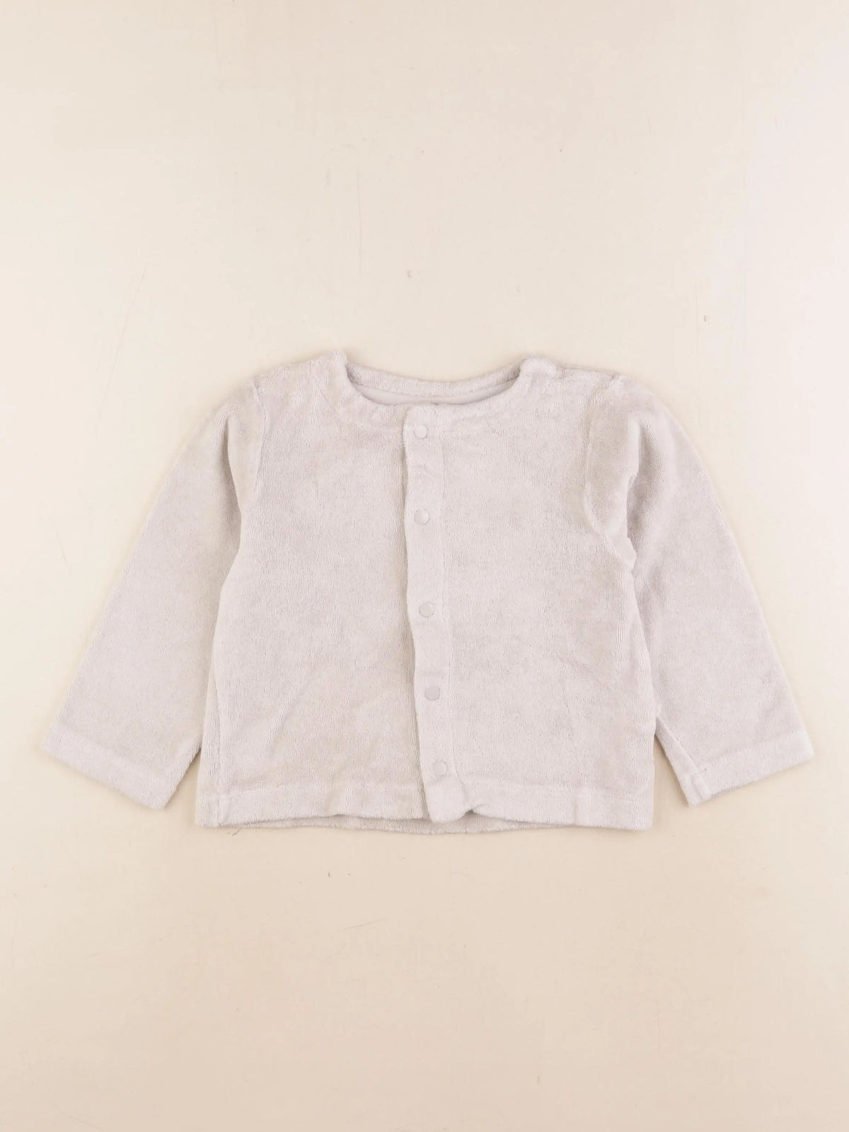 Poudre Organic - sweat gris - 12 mois