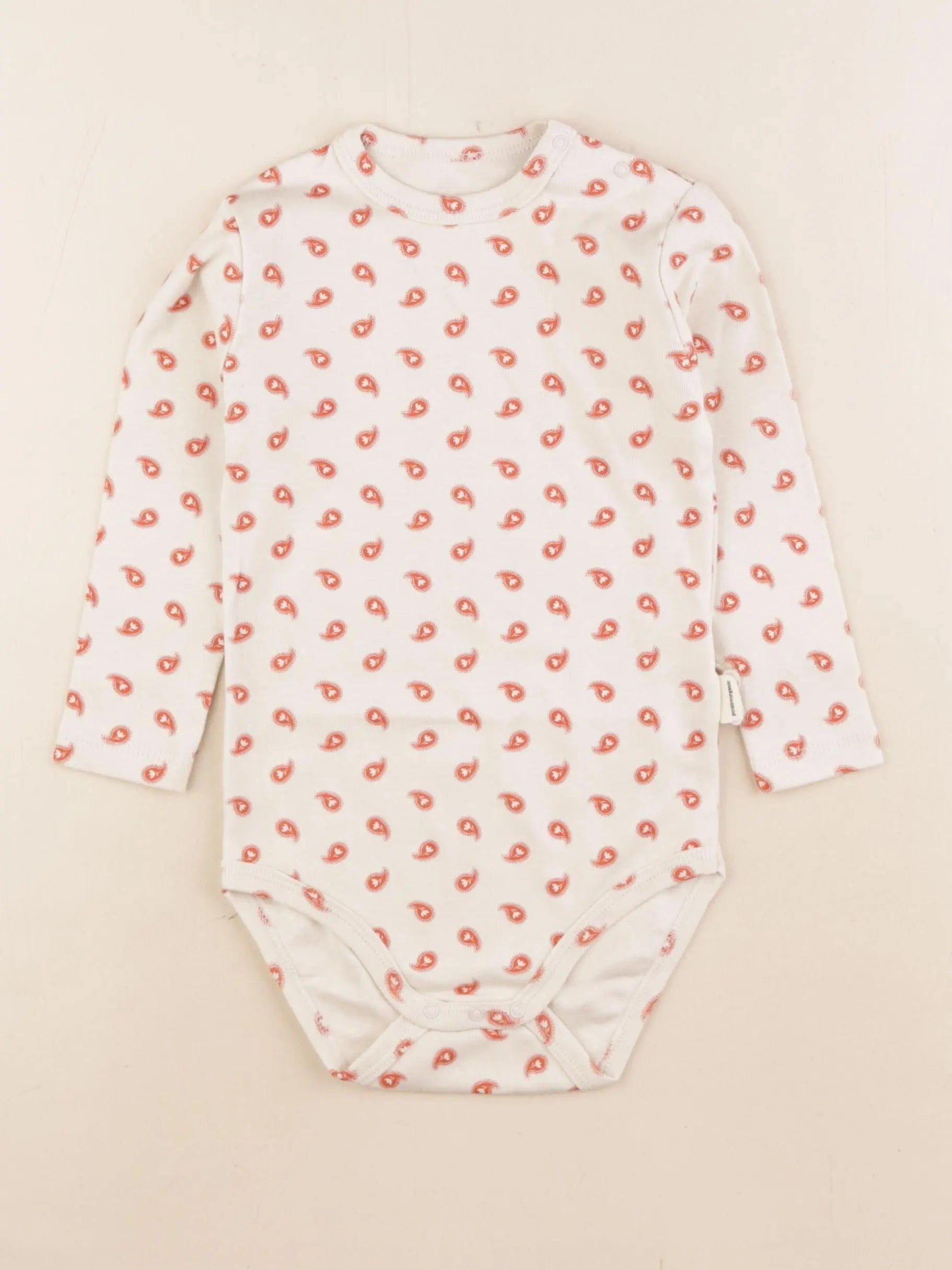 Poudre Organic - body blanc, orange - 12 mois