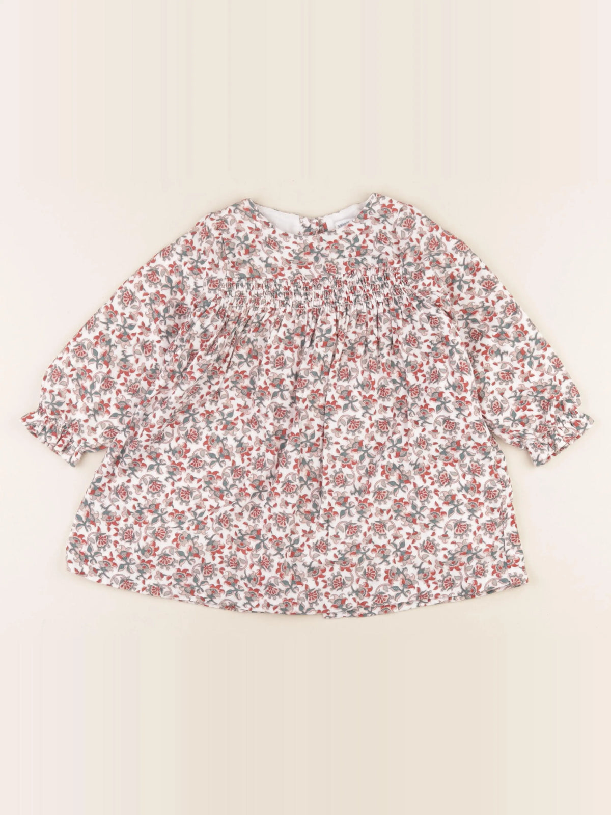 Vertbaudet - robe multicolore - 2 ans