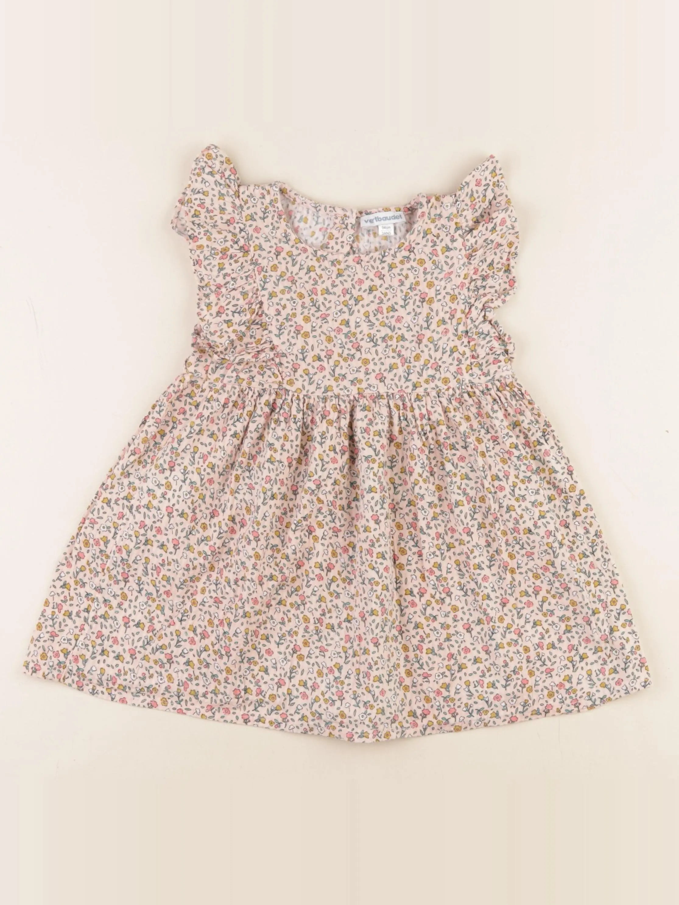 Vertbaudet - robe multicolore - 3 ans