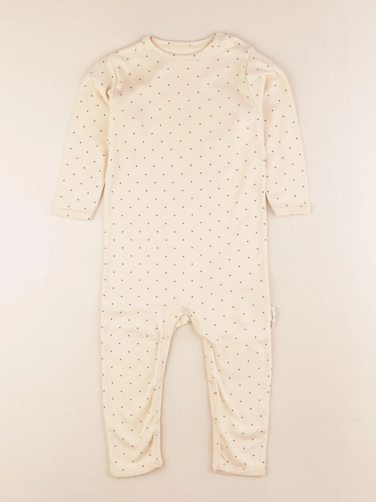 Poudre Organic - pyjama coton beige - 6 mois