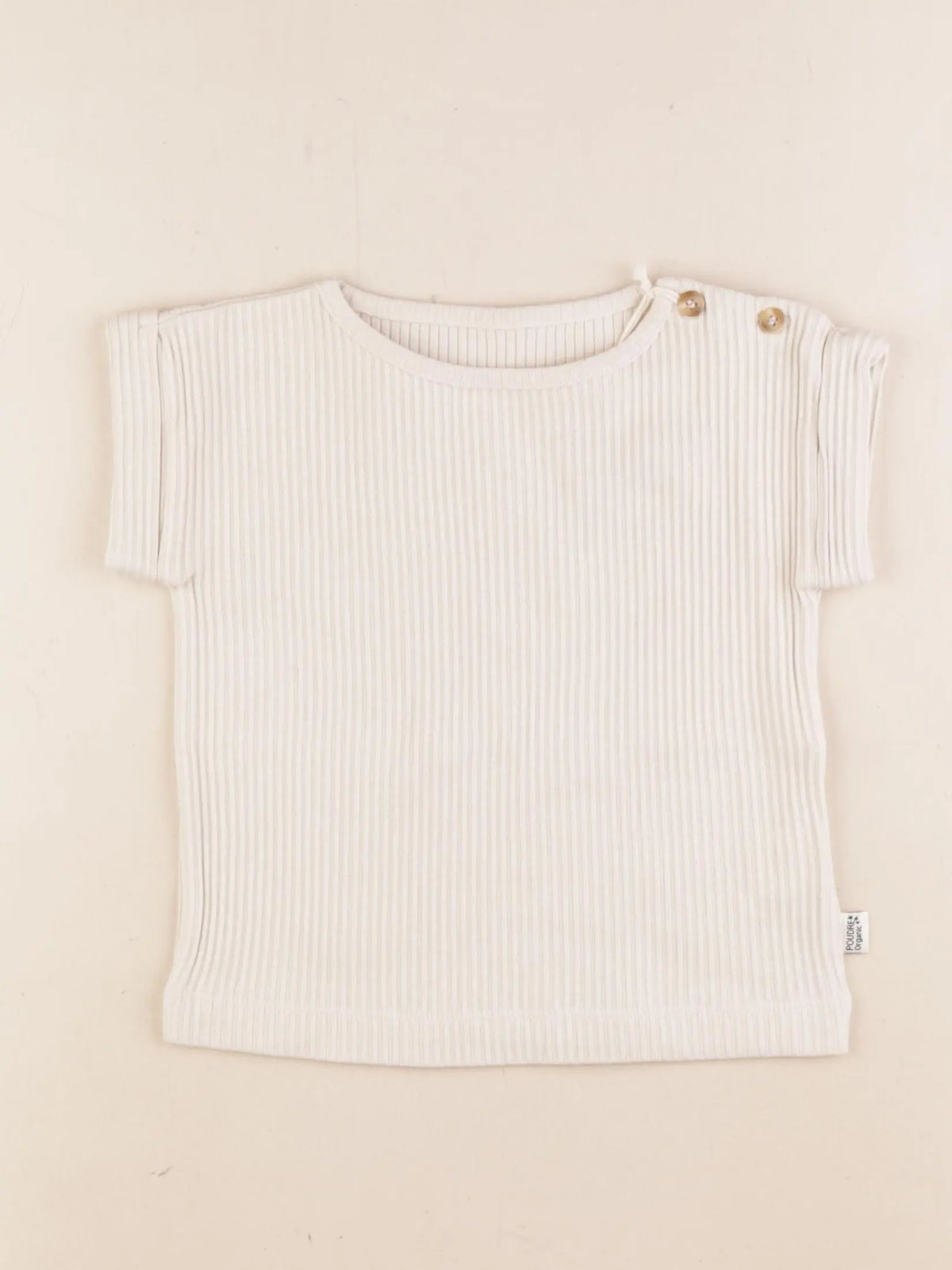 Poudre Organic - tee-shirt blanc - 18 mois
