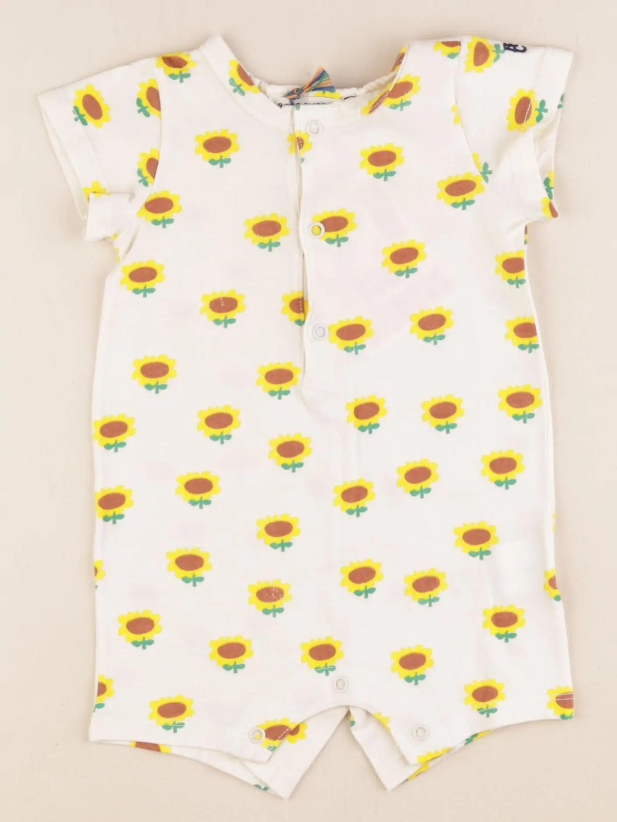 Bobo Choses - combinaison blanc, jaune - 6 mois