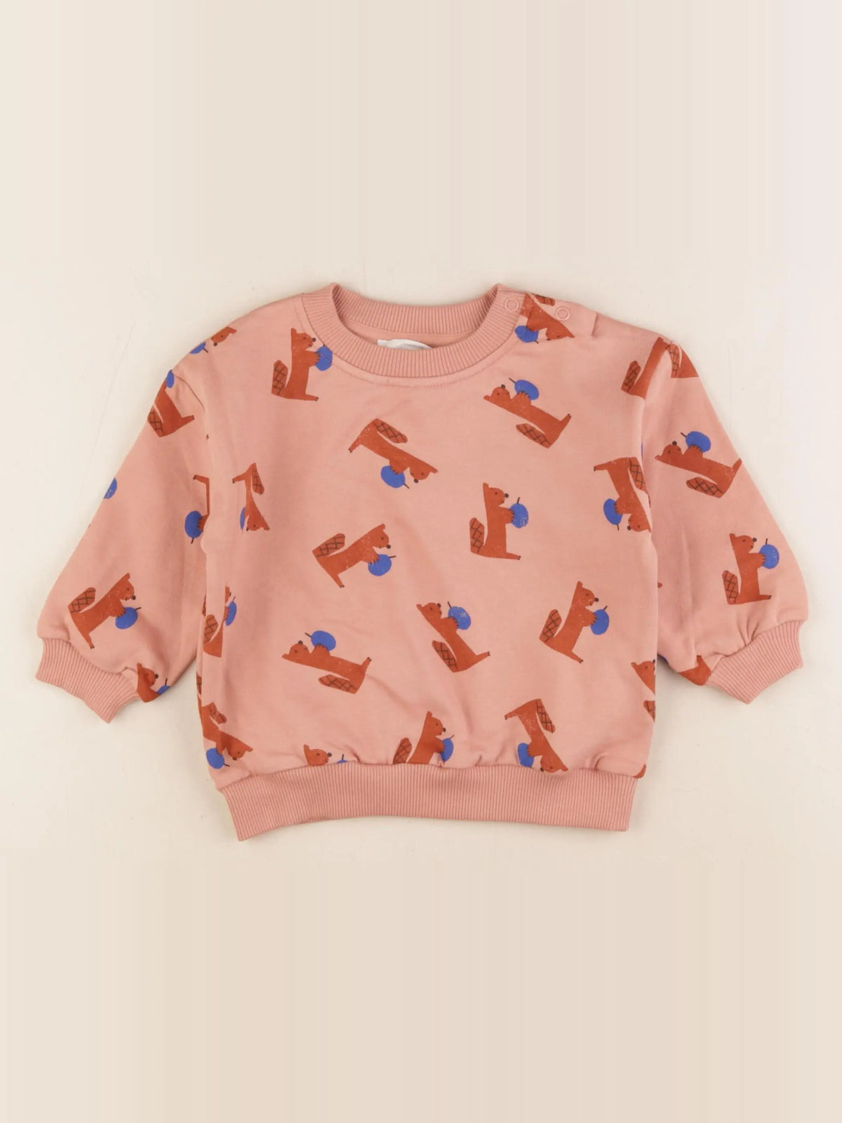 Bobo Choses - sweat rose - 12 mois