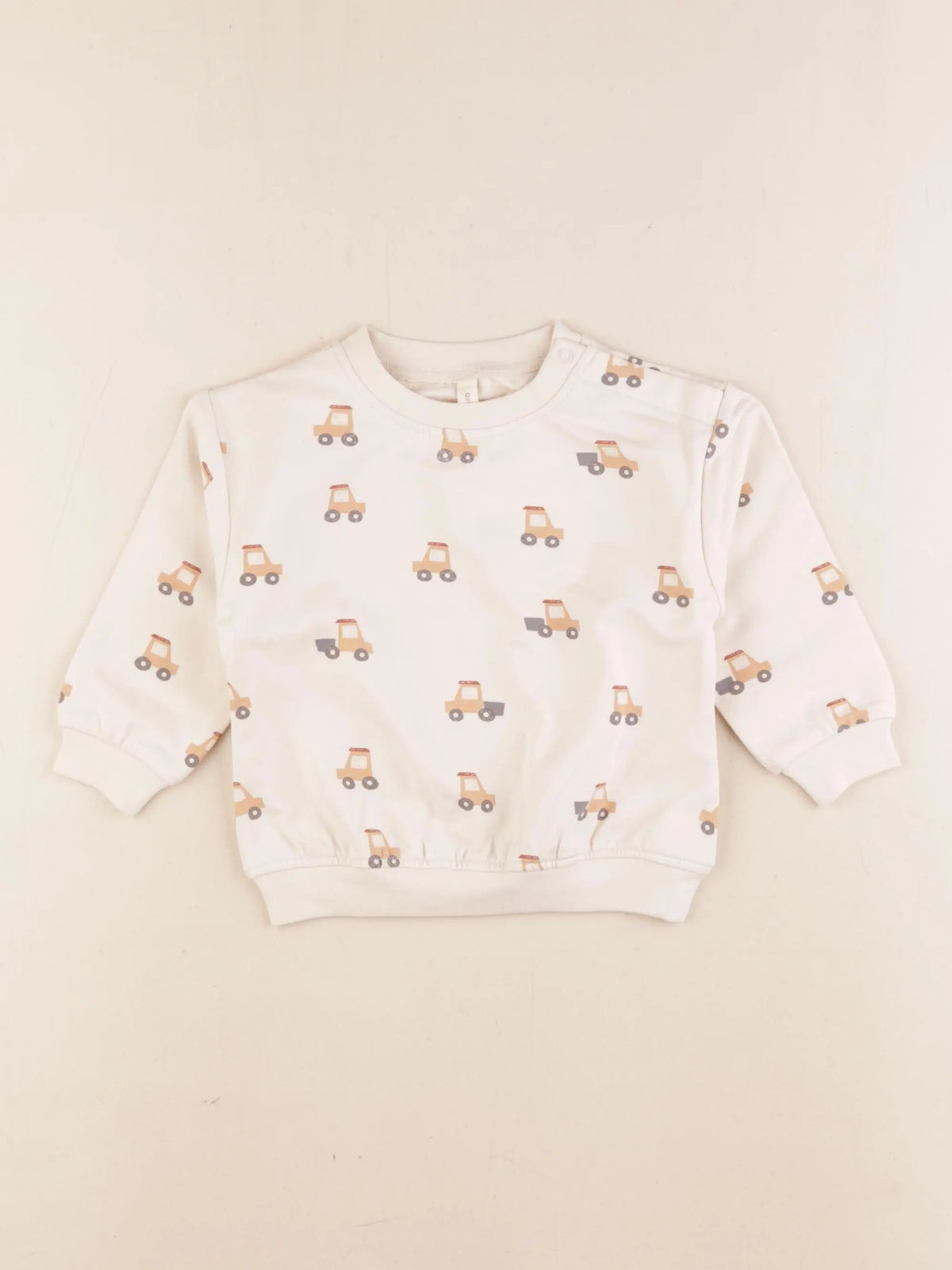 Bonnie & The Gang - sweat blanc - 12/18 mois