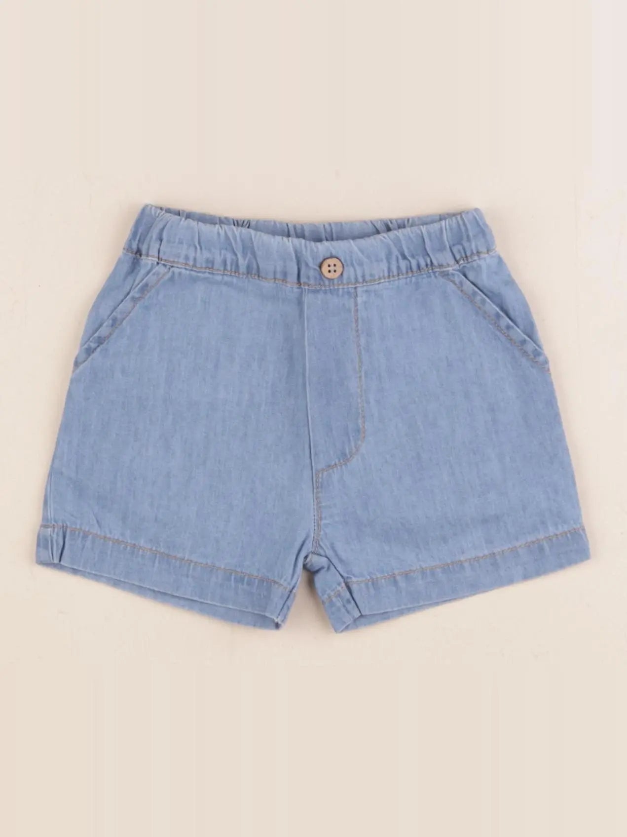 1+ In the family - short bleu - 3 mois