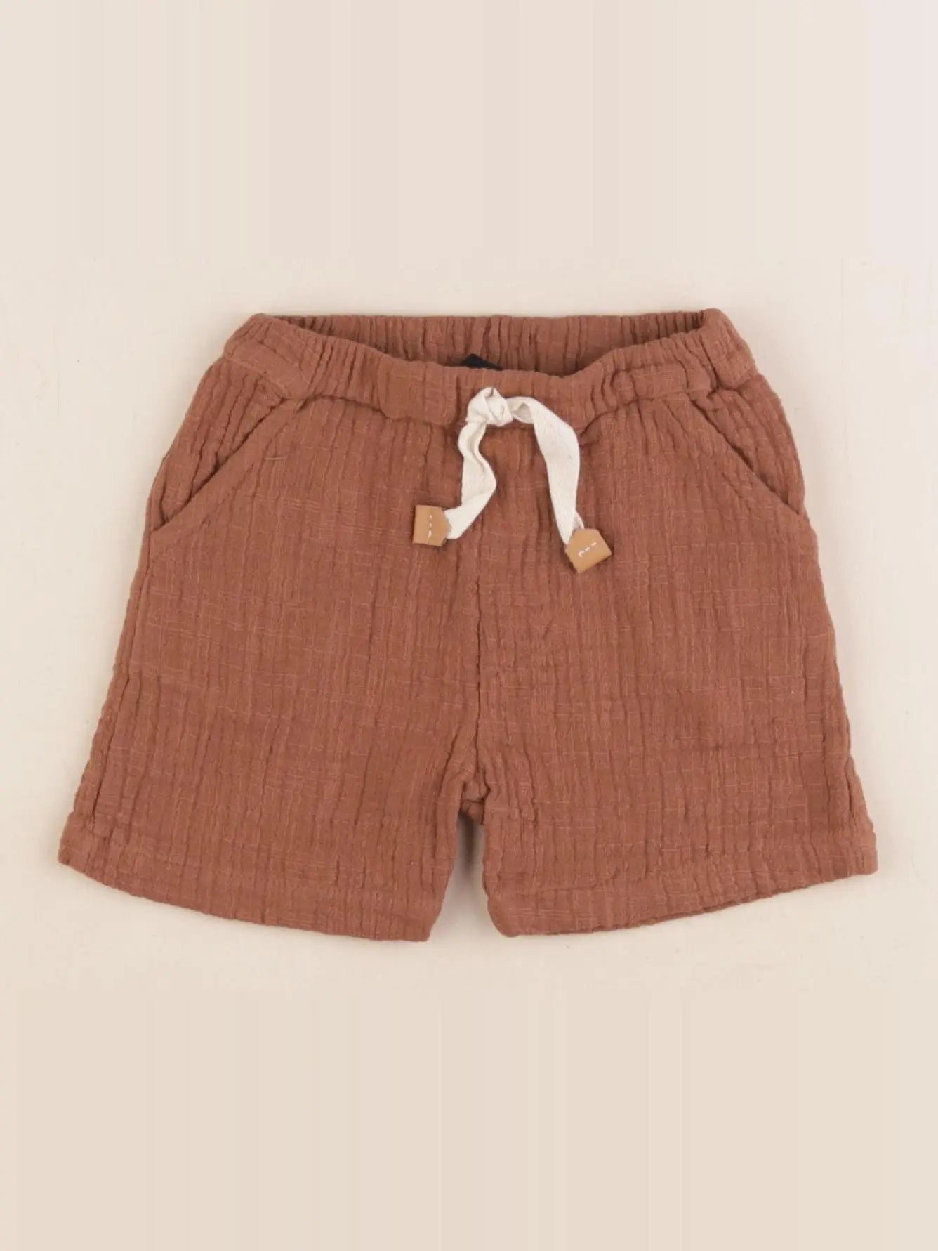 1+ In the family - short marron - 9 mois