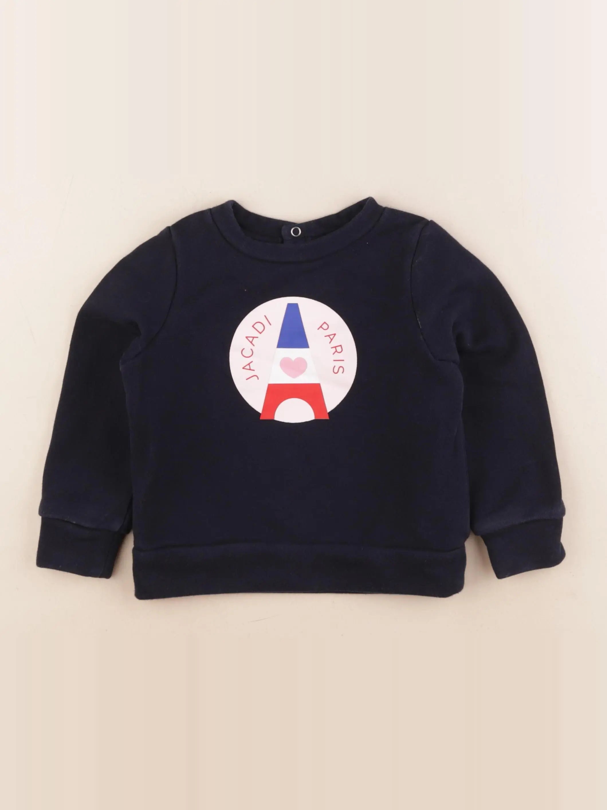 Jacadi - sweat bleu - 3 ans