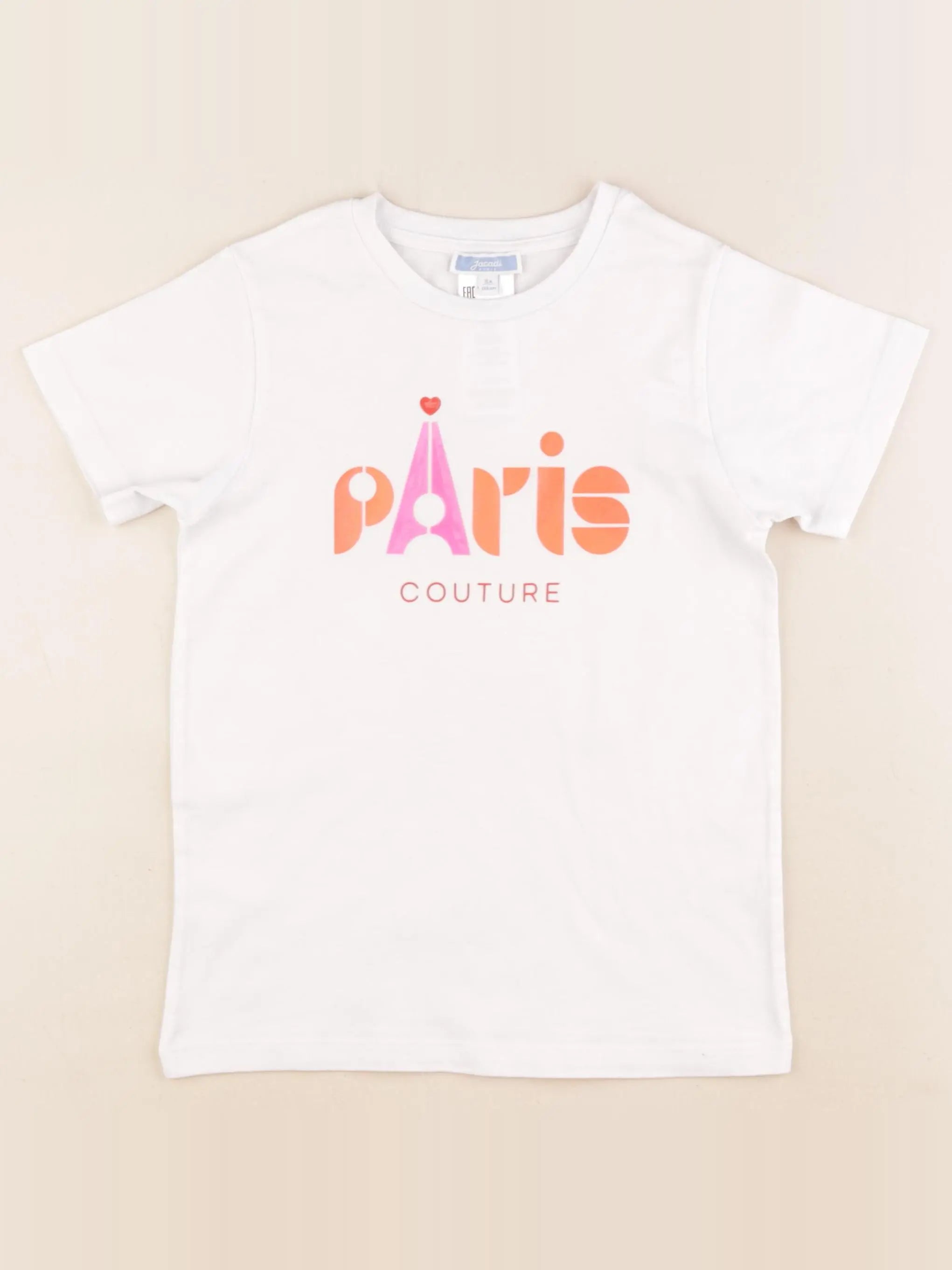 Jacadi - tee-shirt blanc - 8 ans