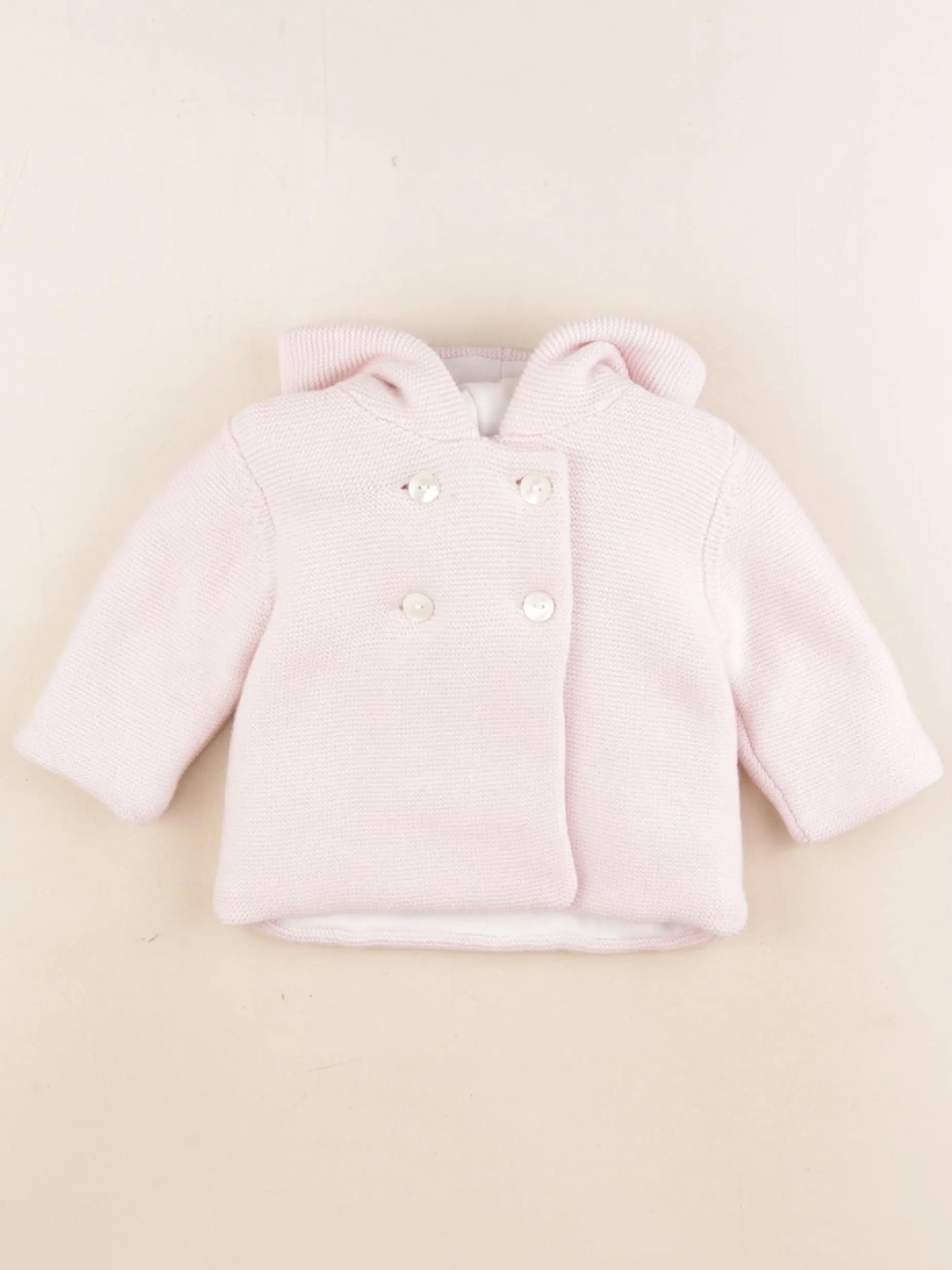 Jacadi - veste doublé rose - 6 mois