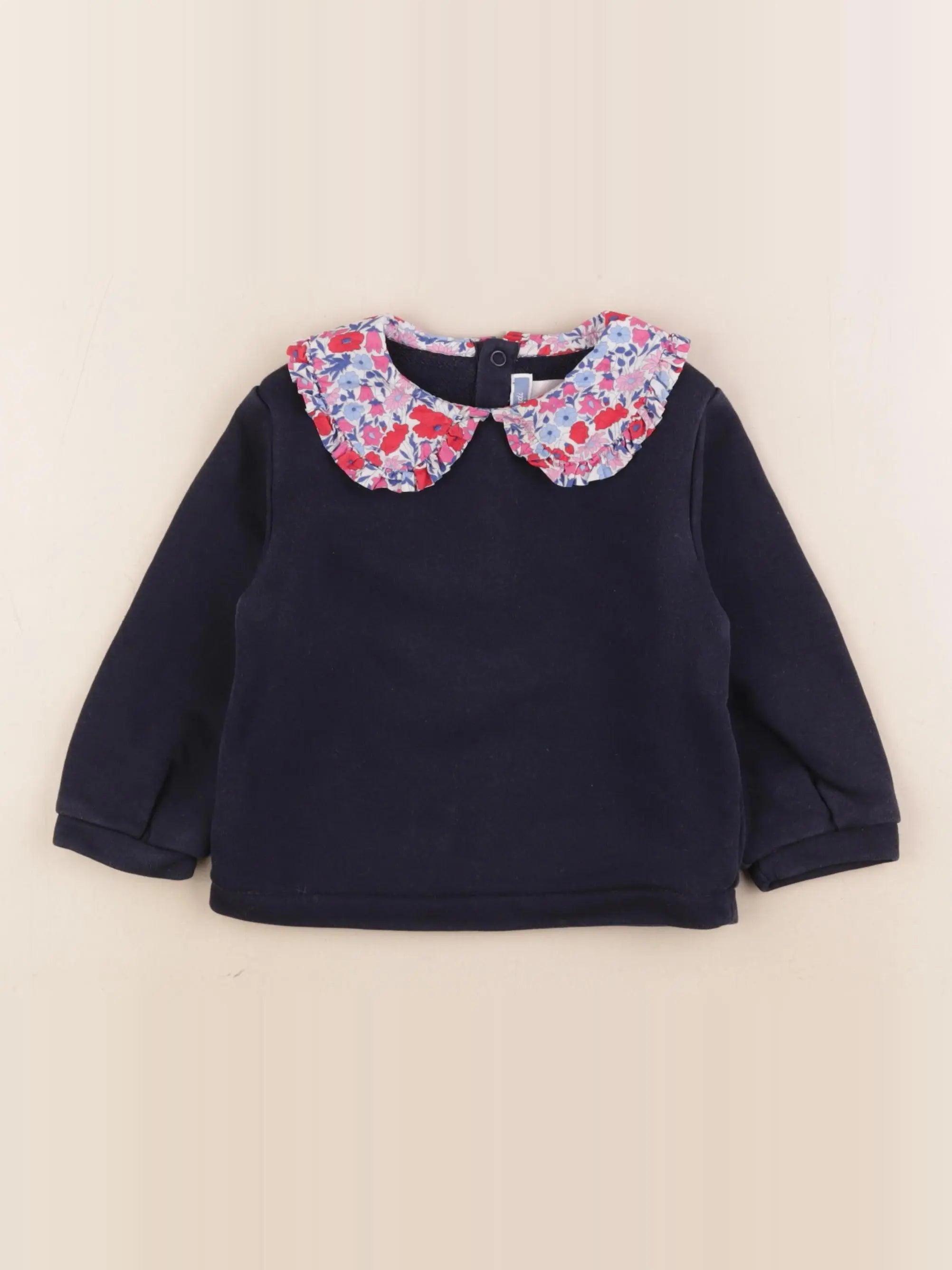 Jacadi - sweat bleu - 24 mois