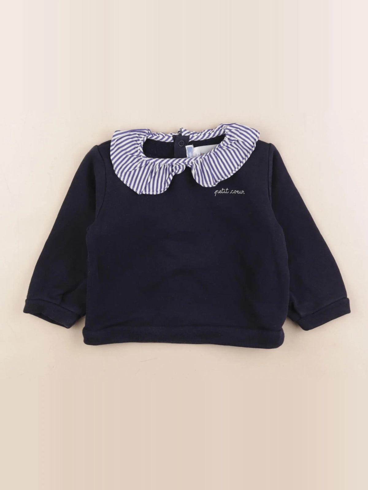 Jacadi - sweat bleu - 24 mois