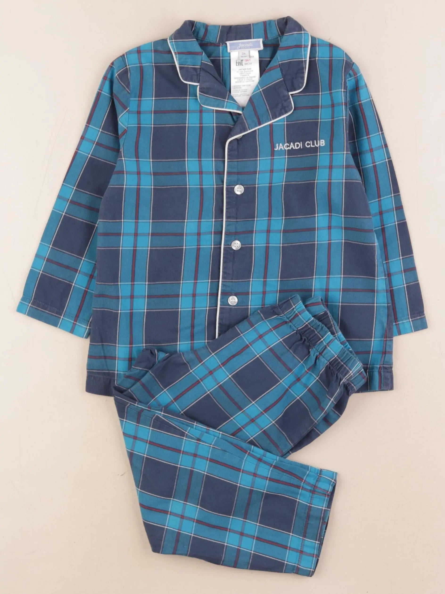 Jacadi - pyjama coton bleu - 3 ans