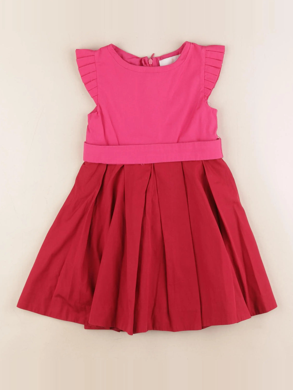 Jacadi - robe rose, rouge - 5 ans